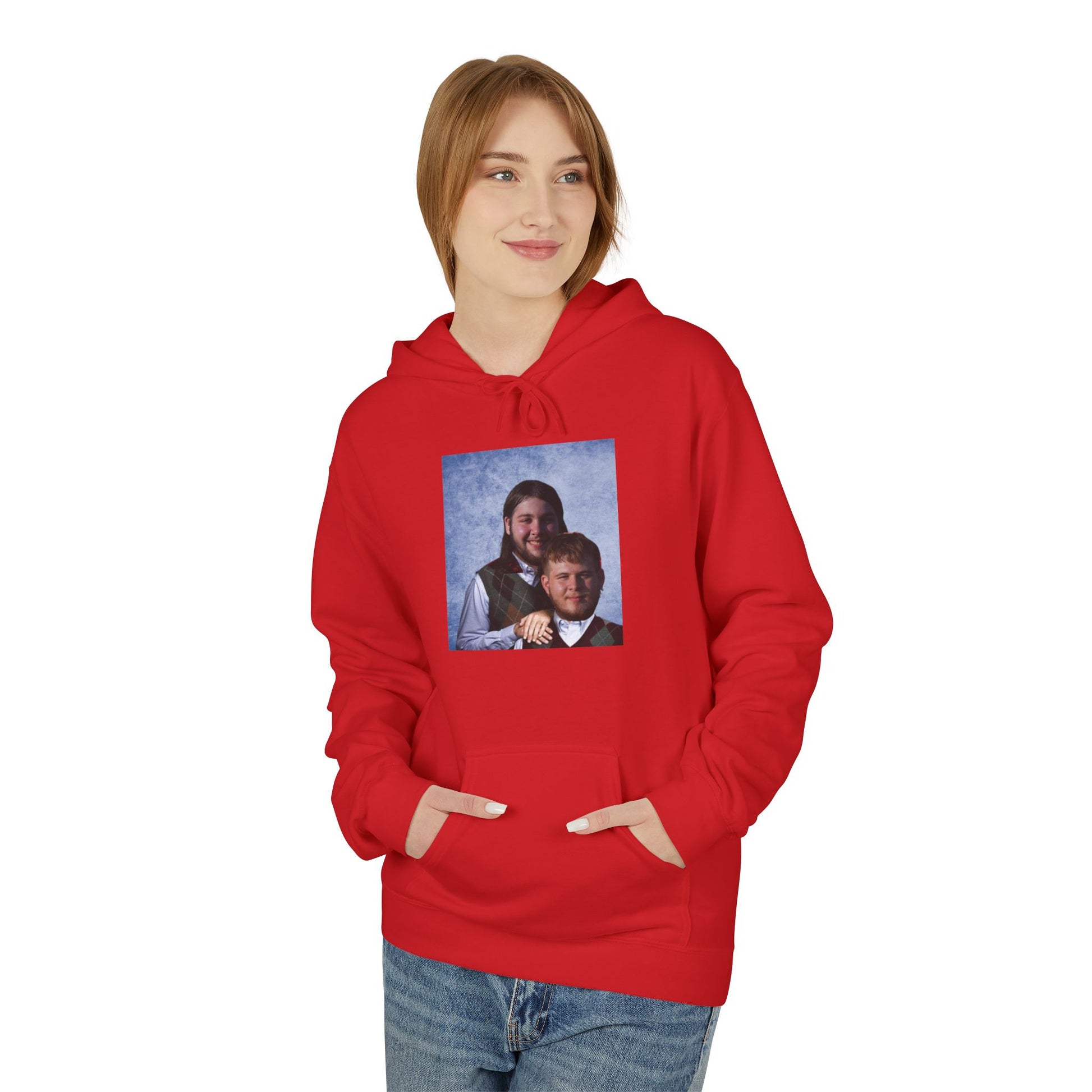Unisex Midweight Softstyle Fleece Hoodie; Alex Jarrell and Connor Acord Step Brothers