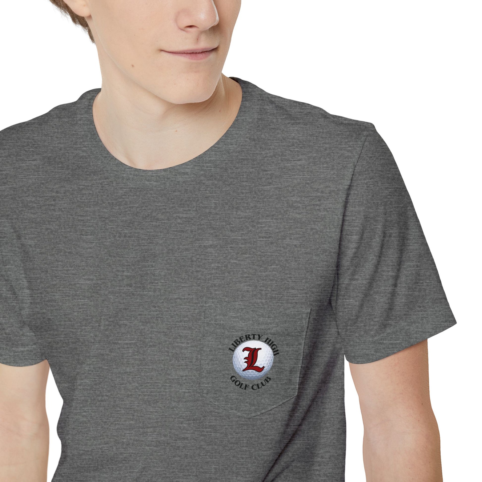 Pocket T-shirt - Liberty Raiders "Golf Team"