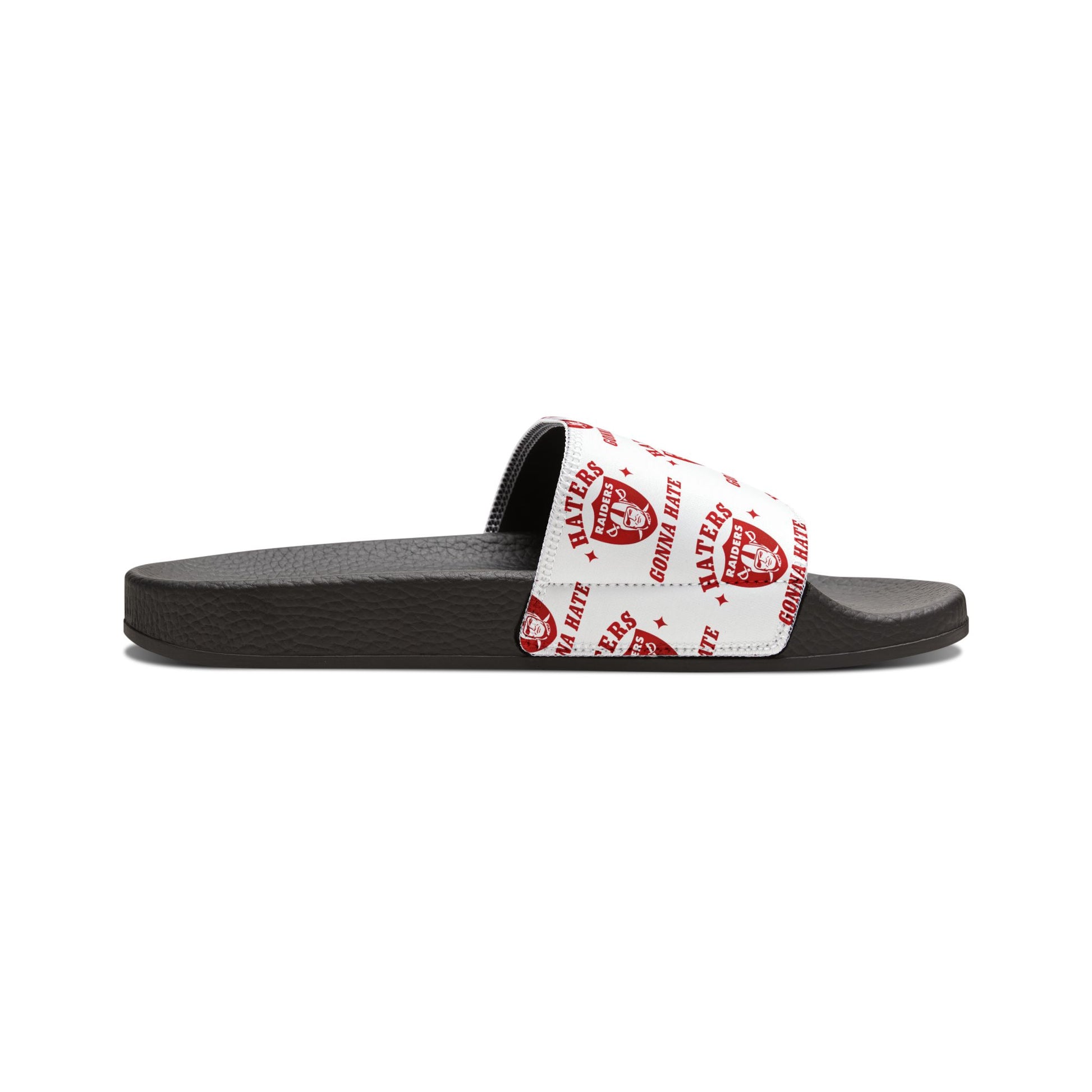 Women's Removable-Strap Slides - Liberty Raiders "Haters Gonna Hate"