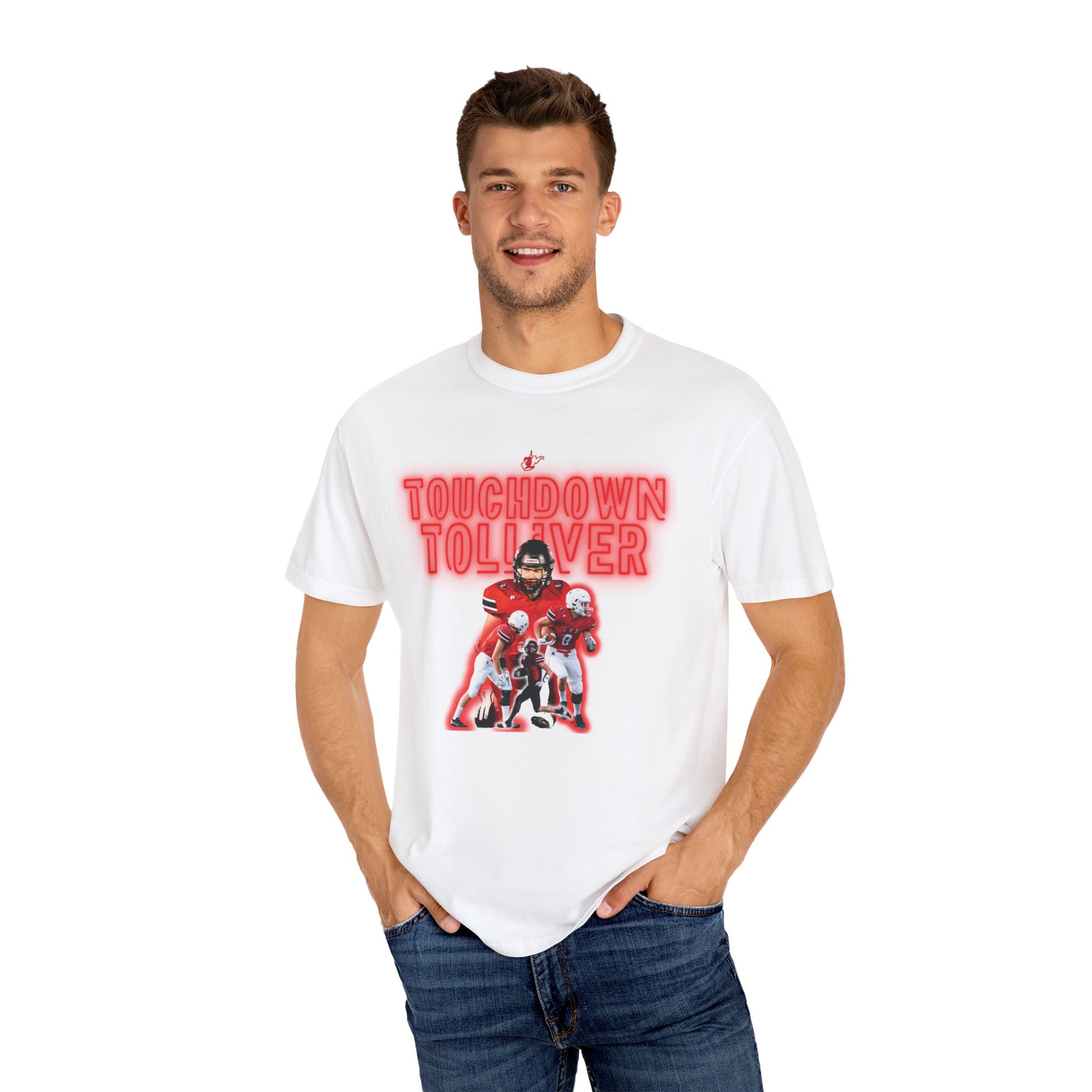 Unisex Garment-Dyed T-shirt; Colton Tolliver Touchdown tee