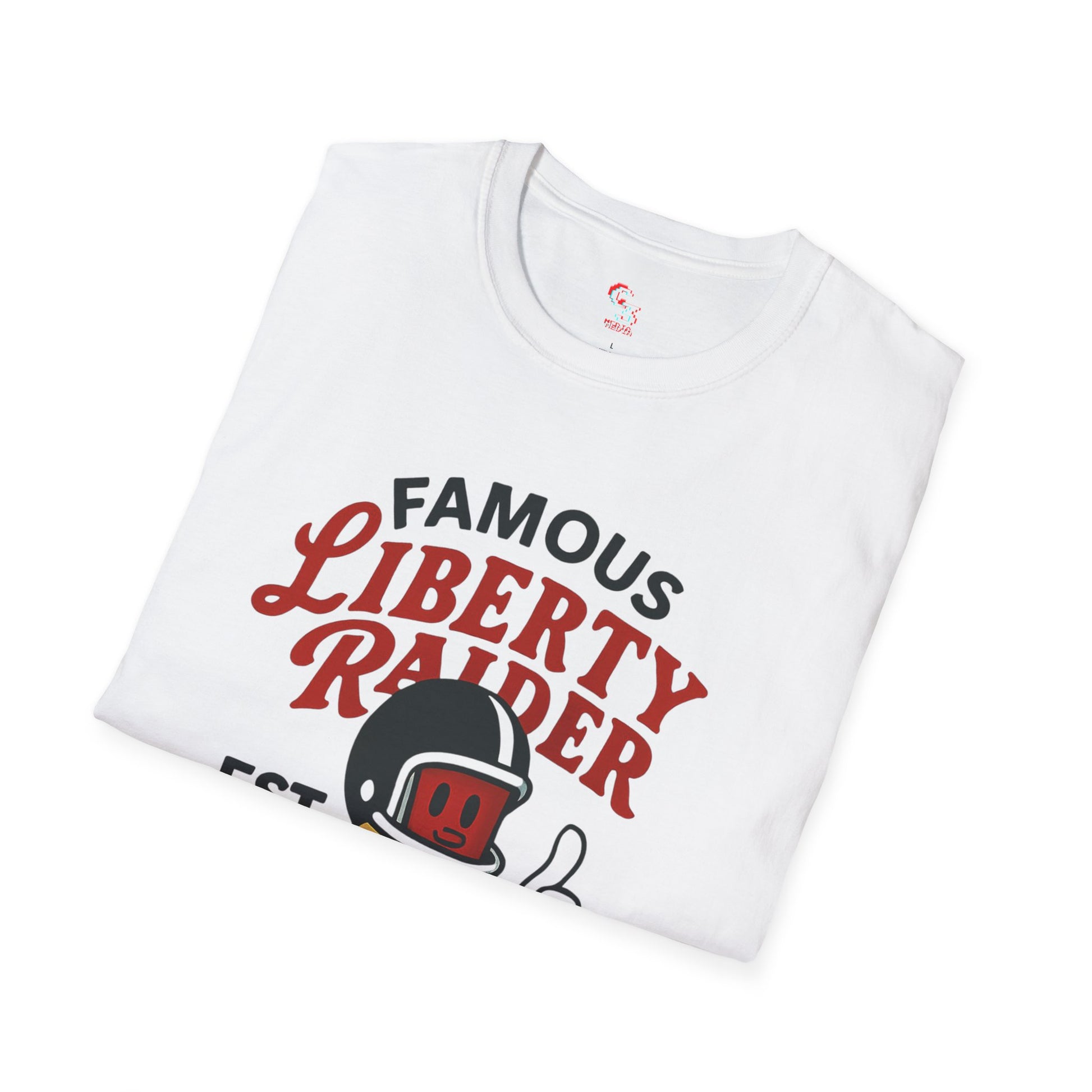 Vintage Football Tee - Liberty Raiders "Famous Hot Dogs"