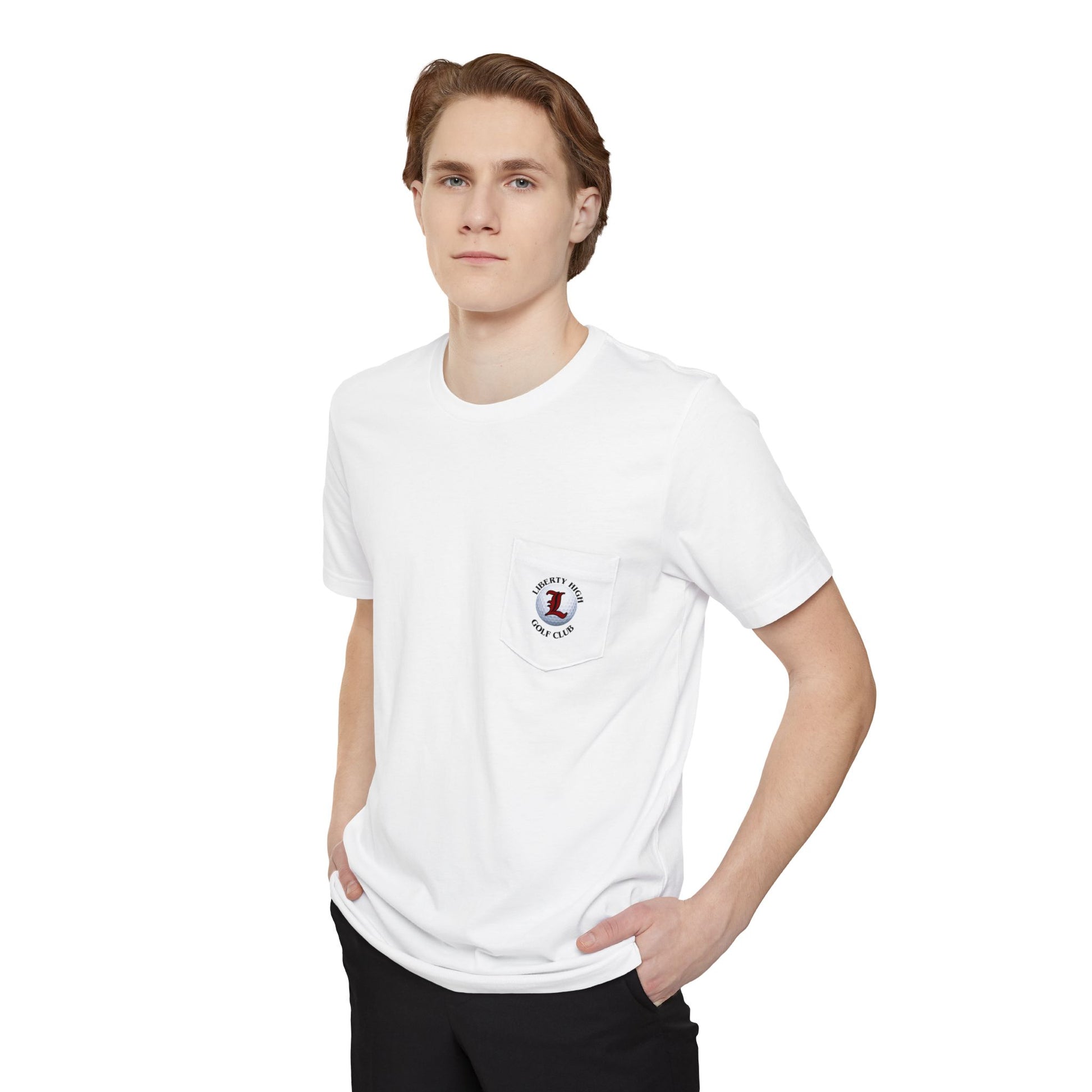 Pocket T-shirt - Liberty Raiders "Golf Team"
