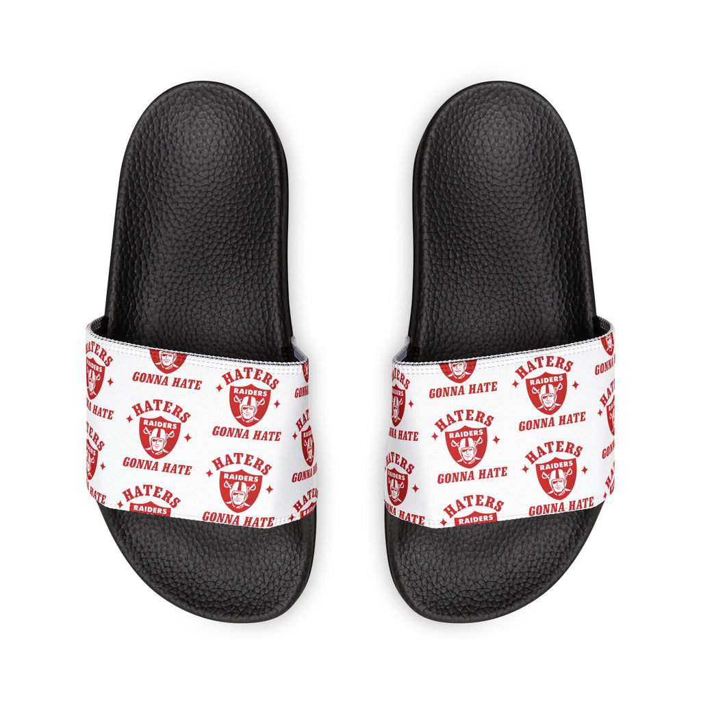 Women's Removable-Strap Slides - Liberty Raiders "Haters Gonna Hate"