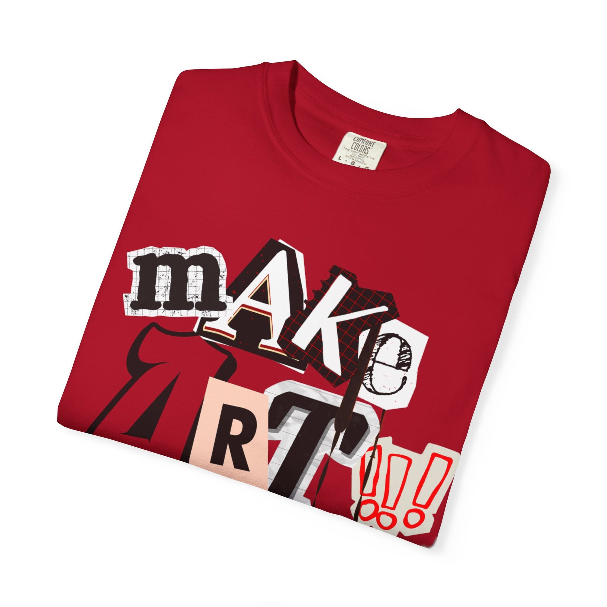 Branded Tee - Make Art!!! Support C3 Media