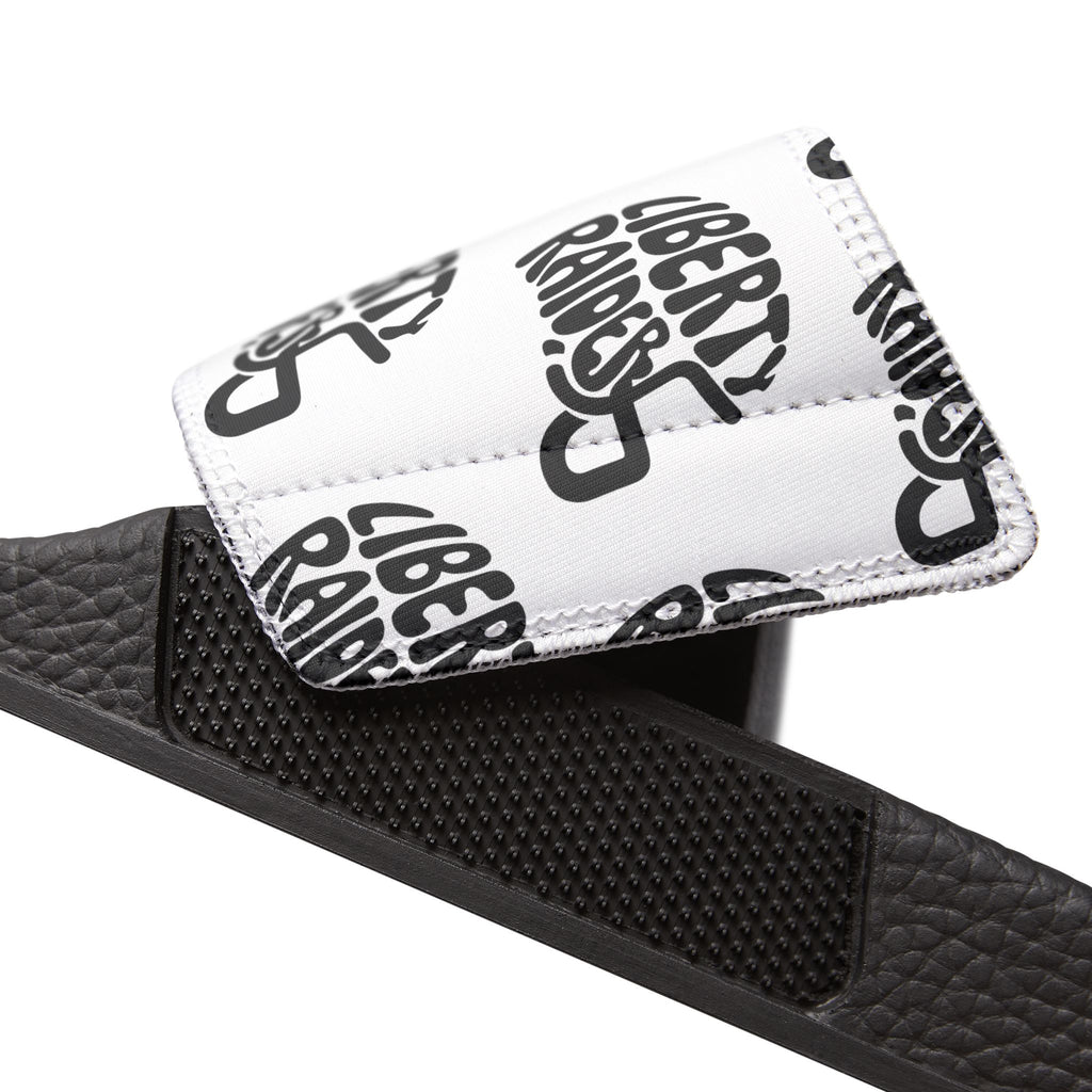 Men's Removable-Strap Slides - Liberty Raiders "Football Helmet"