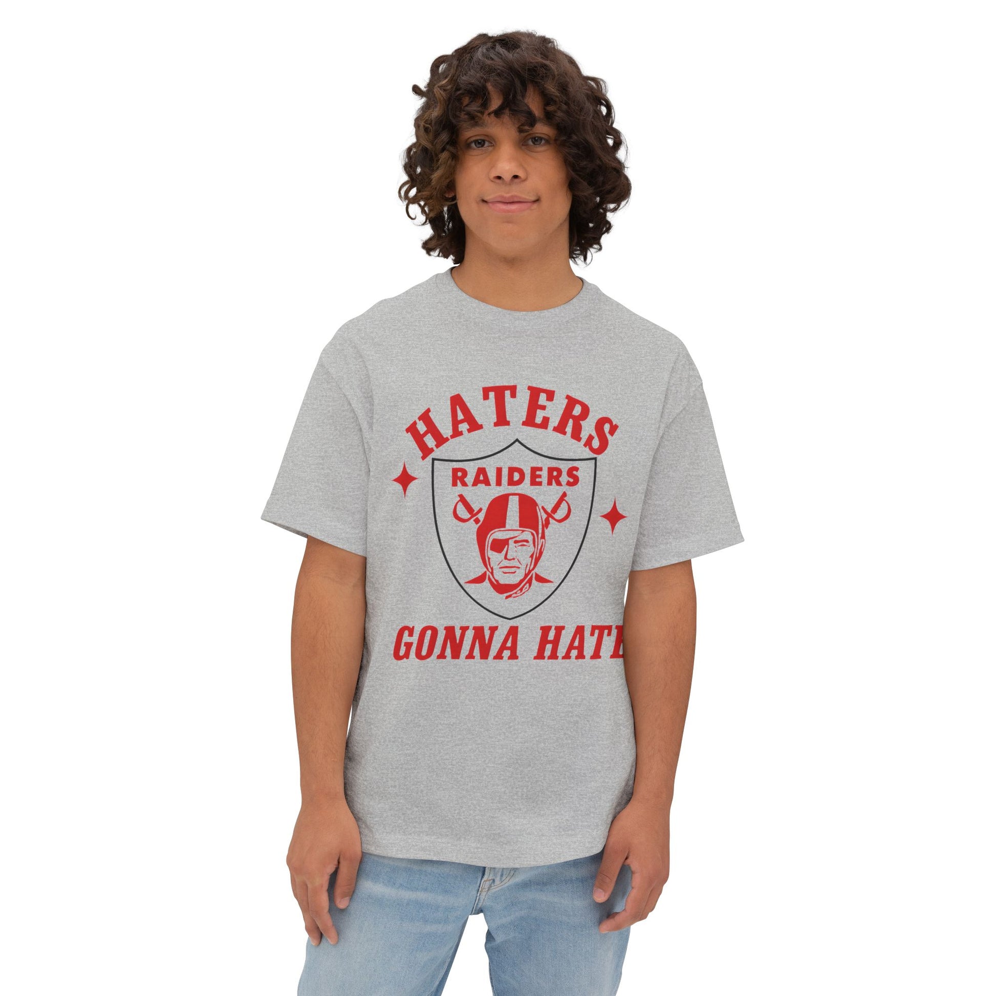 Retro Boxy Tee - Liberty Raiders "Haters Gonna Hate"