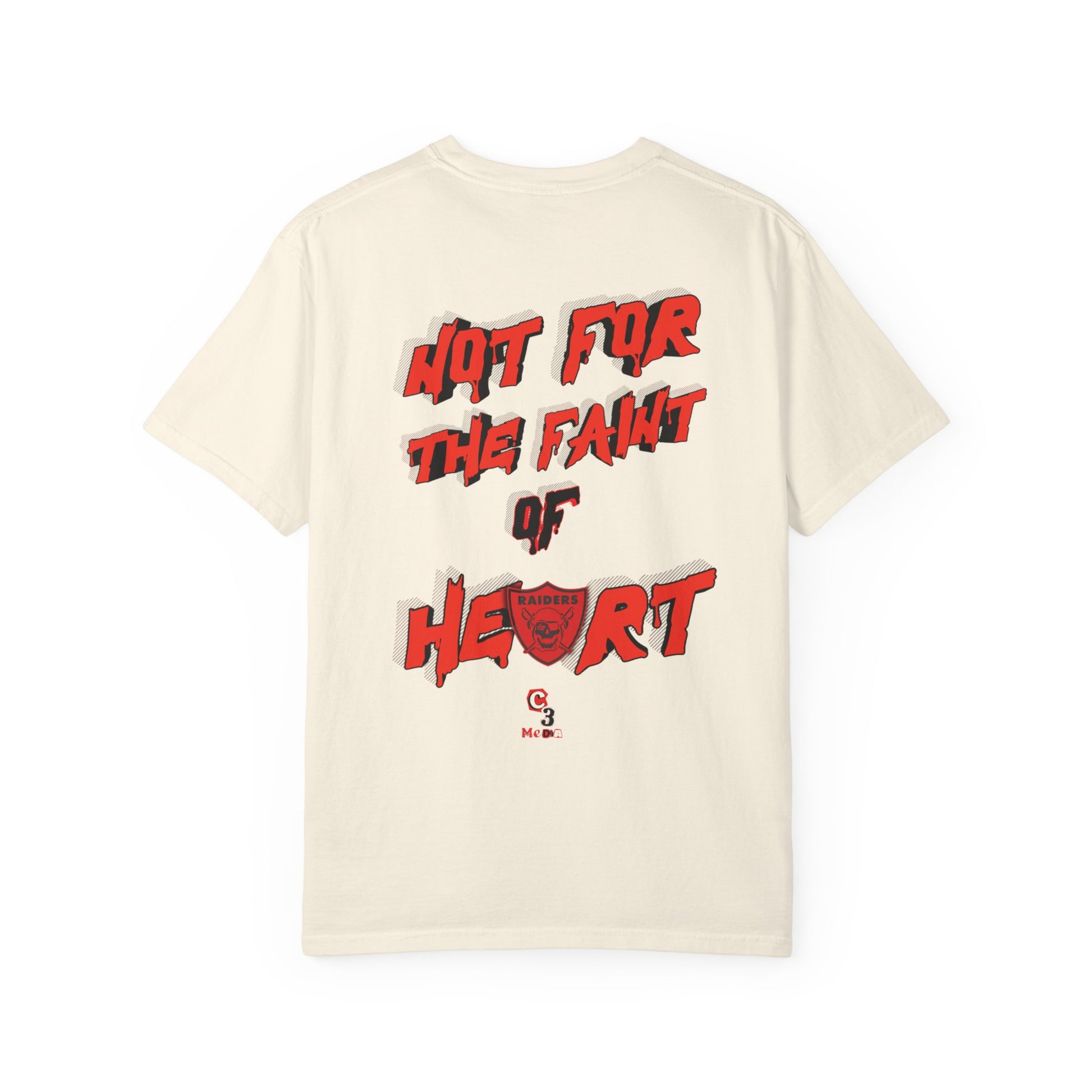 Unisex Garment-Dyed T-shirt; LHS vintage logo tee