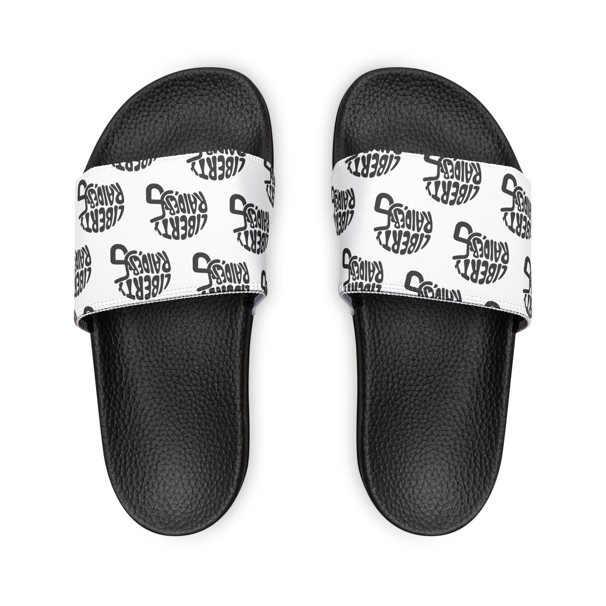 Men's Removable-Strap Slides - Liberty Raiders "Football Helmet"