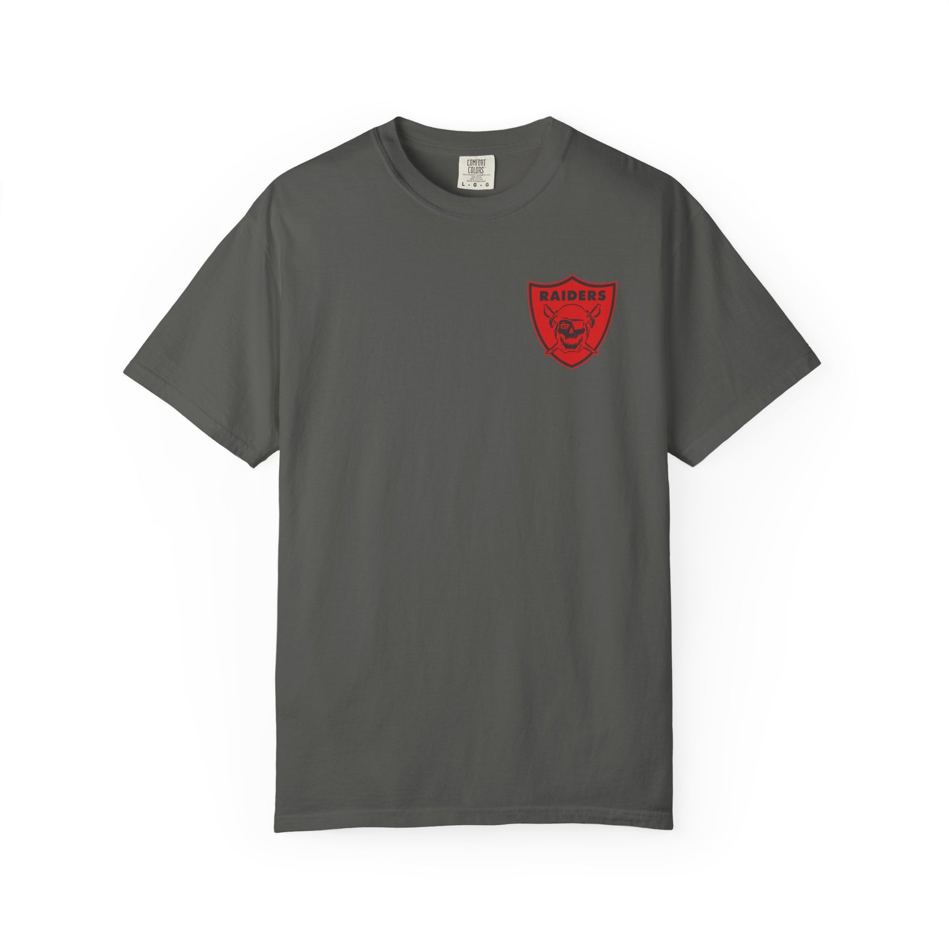 Unisex Garment-Dyed T-shirt; LHS vintage logo tee