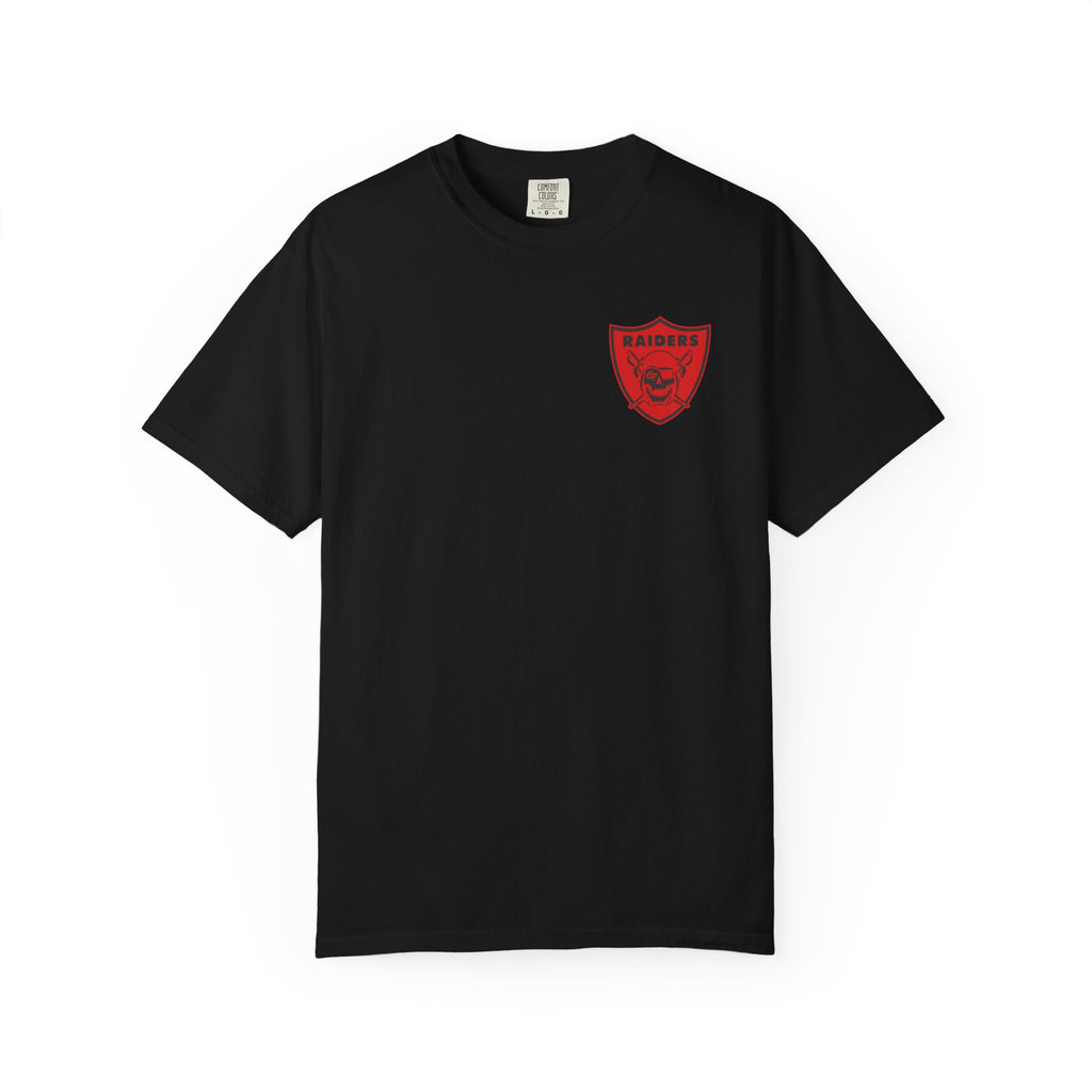 Unisex Garment-Dyed T-shirt; LHS vintage logo tee