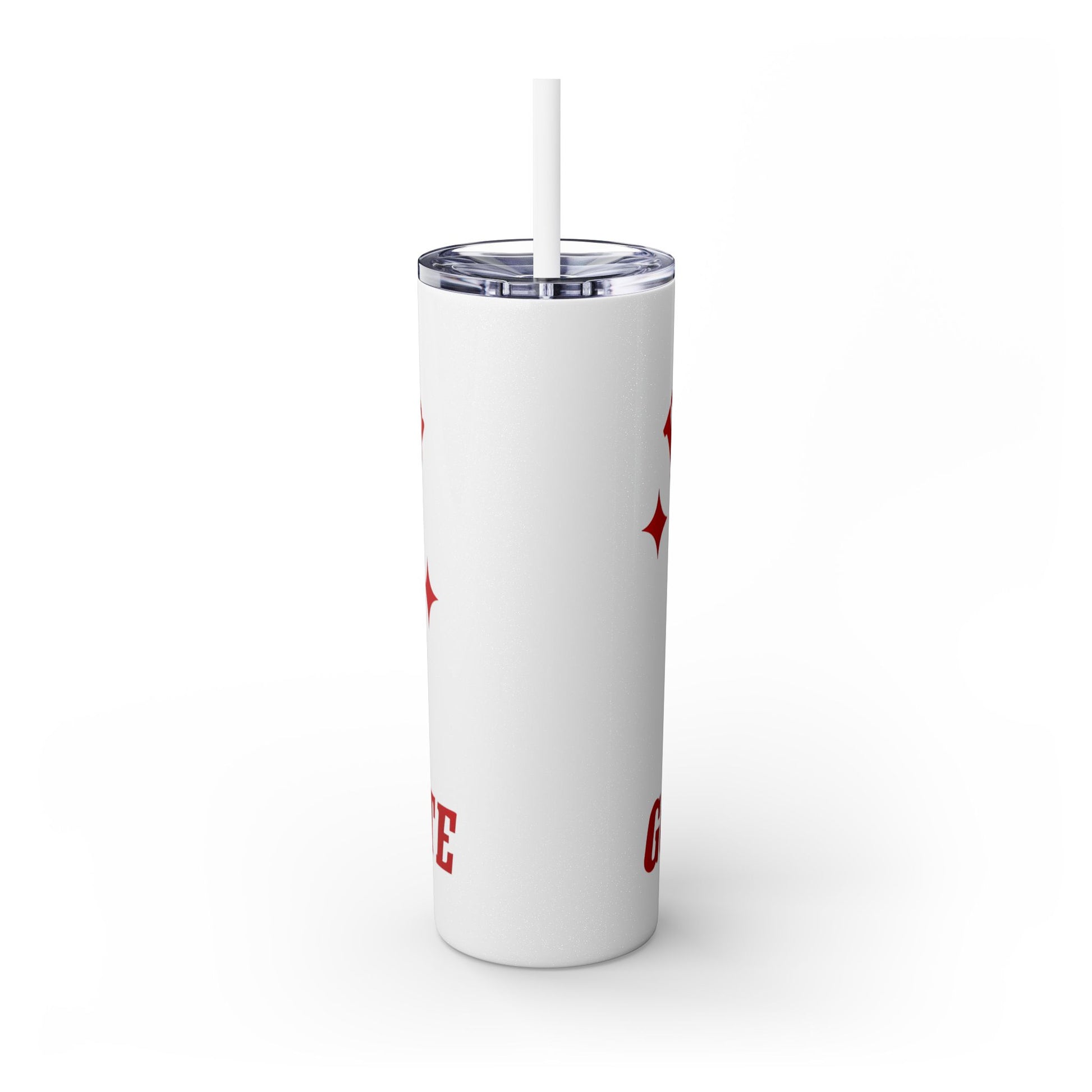 20oz Skinny Tumbler with Straw - Liberty Raiders "Haters Gonna Hate"