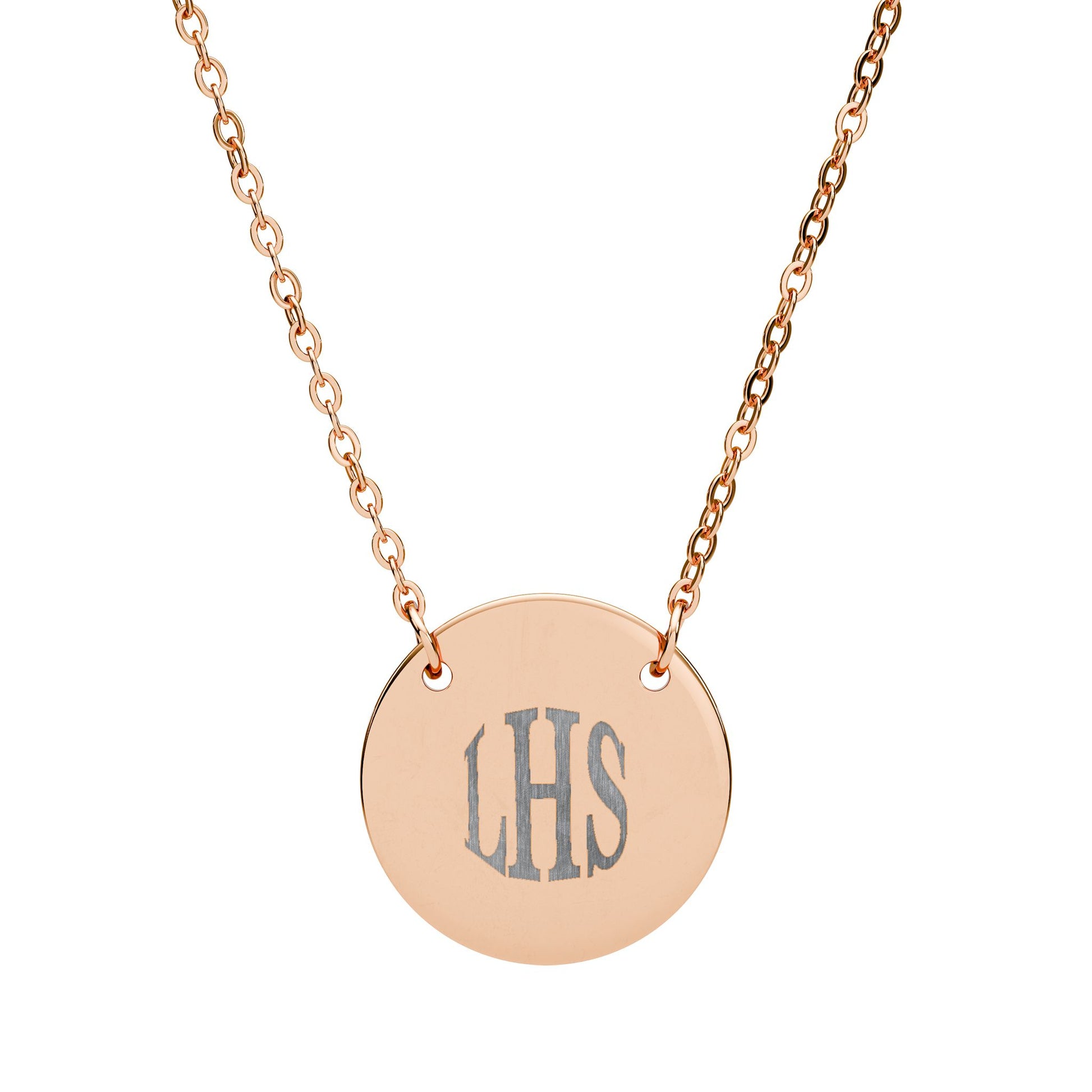 Circle Necklace (LHS Engraving)