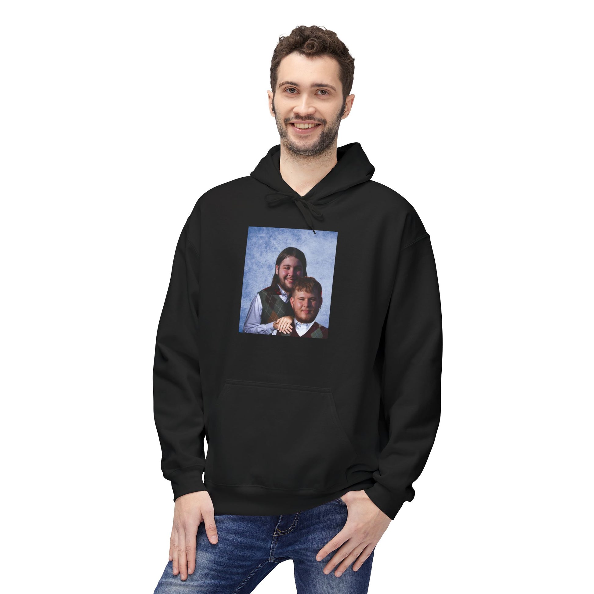 Unisex Midweight Softstyle Fleece Hoodie; Alex Jarrell and Connor Acord Step Brothers