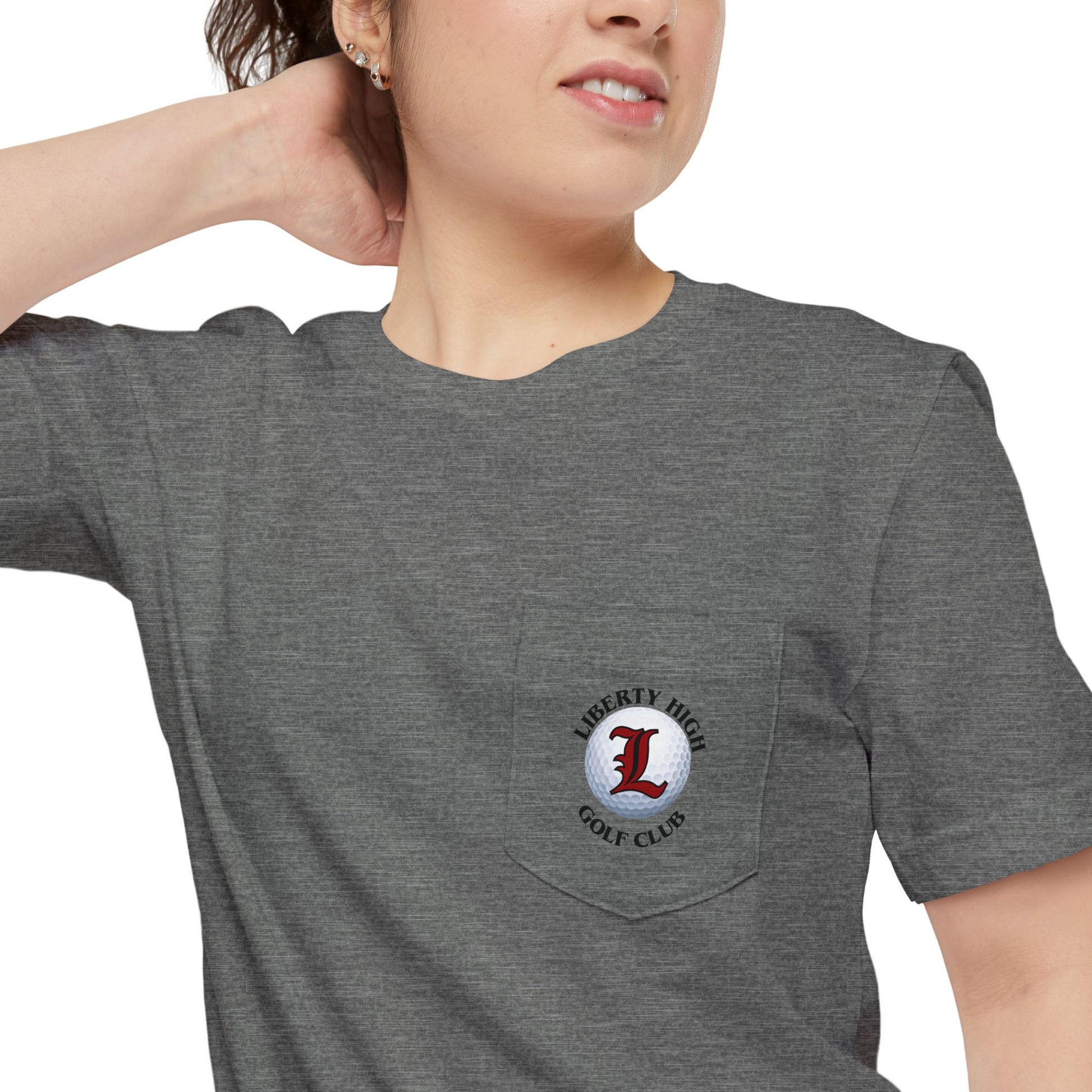 Pocket T-shirt - Liberty Raiders "Golf Team"