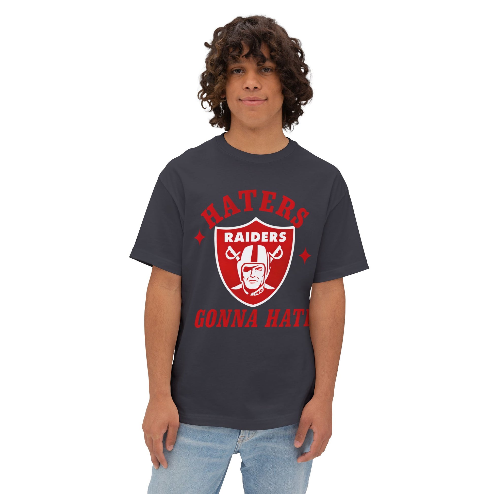 Retro Boxy Tee - Liberty Raiders "Haters Gonna Hate"