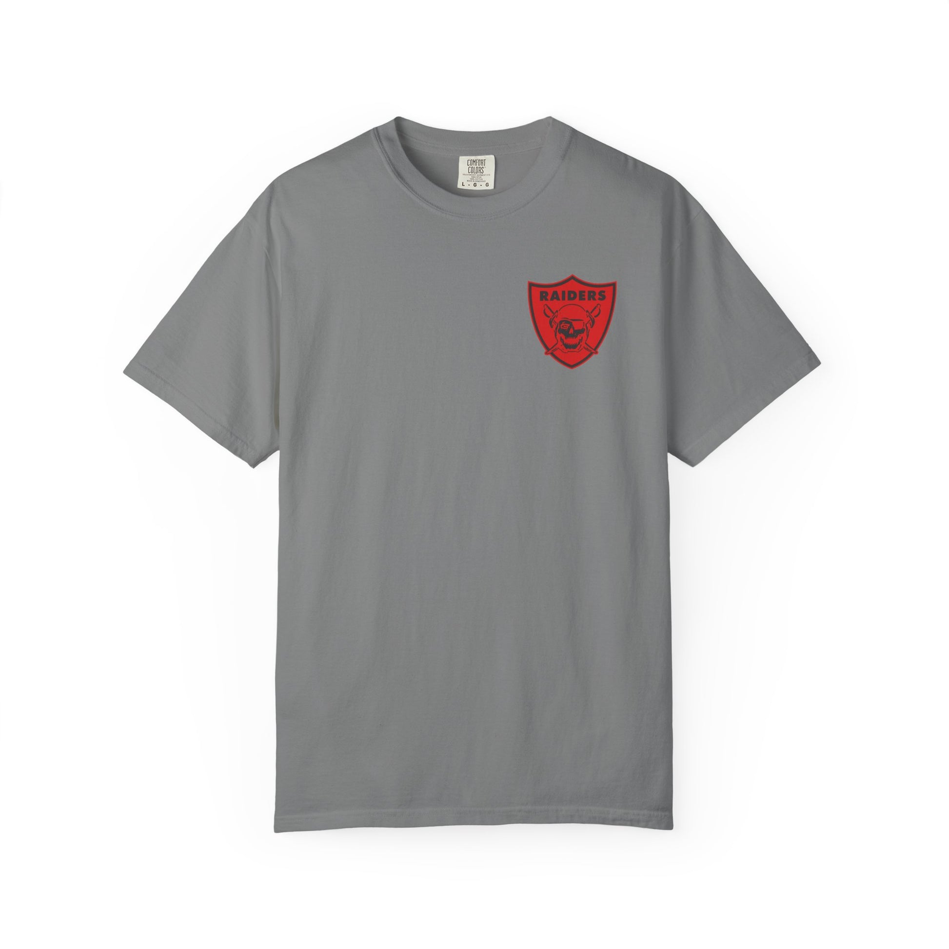 Unisex Garment-Dyed T-shirt; LHS vintage logo tee