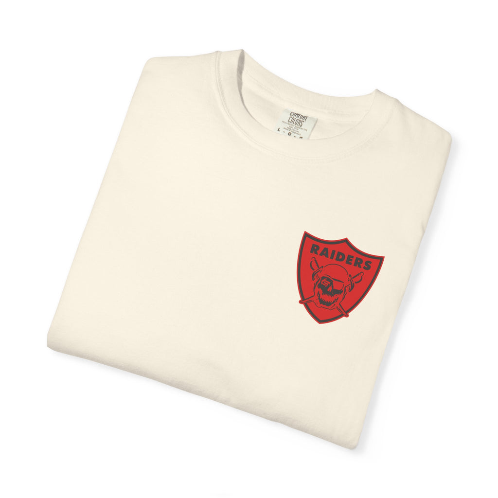 Unisex Garment-Dyed T-shirt; LHS vintage logo tee