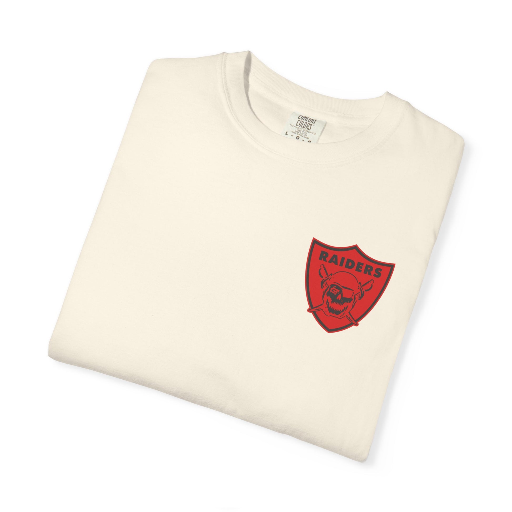 Unisex Garment-Dyed T-shirt; LHS vintage logo tee