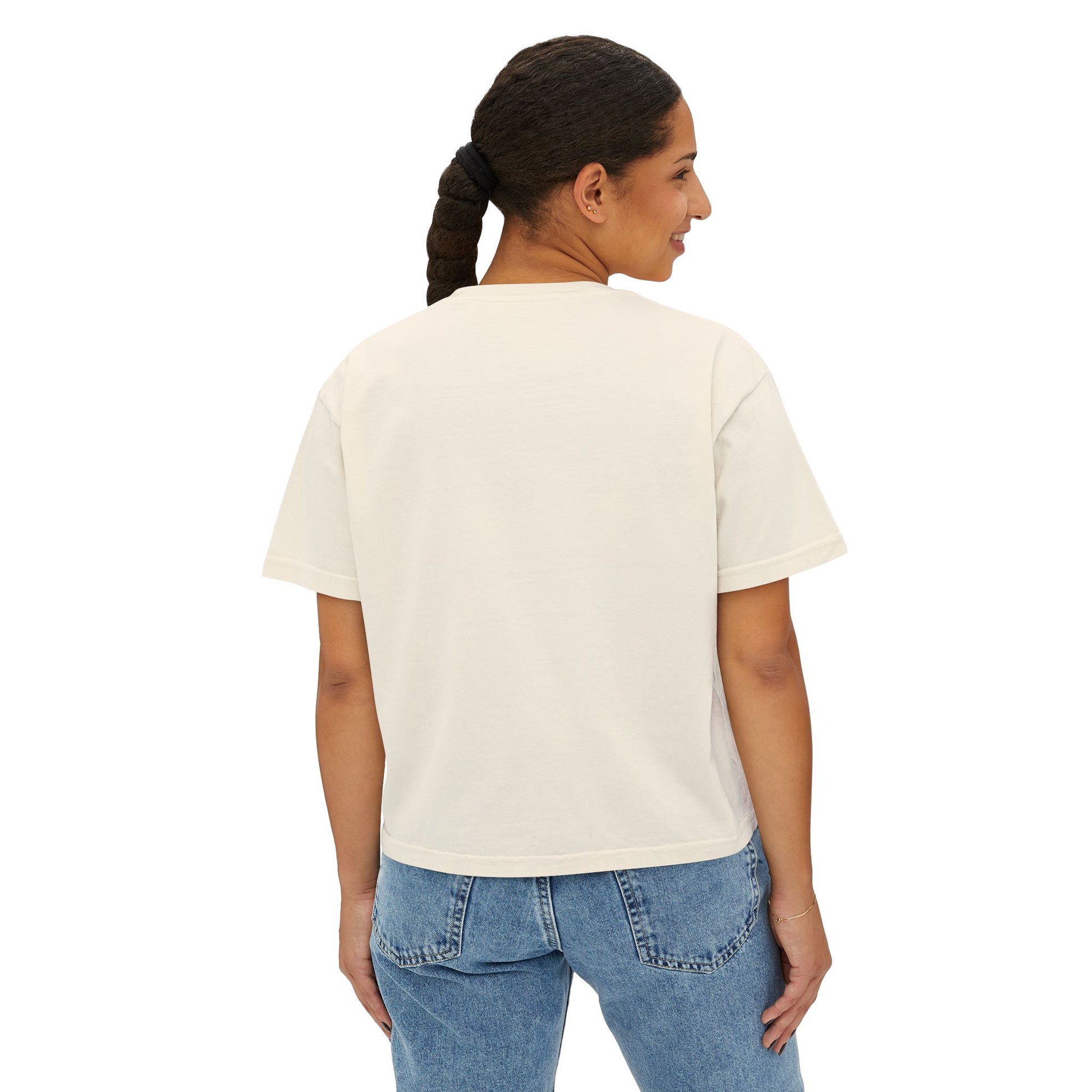 Women's Boxy Tee - Liberty Raiders "Flowered LHS"