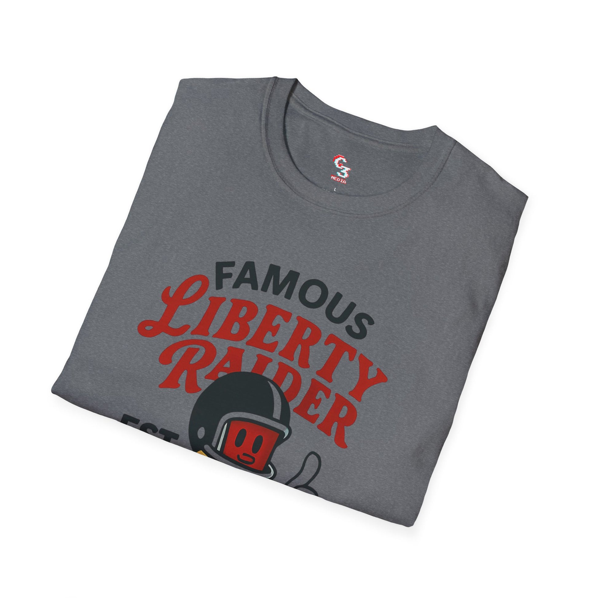 Vintage Football Tee - Liberty Raiders "Famous Hot Dogs"