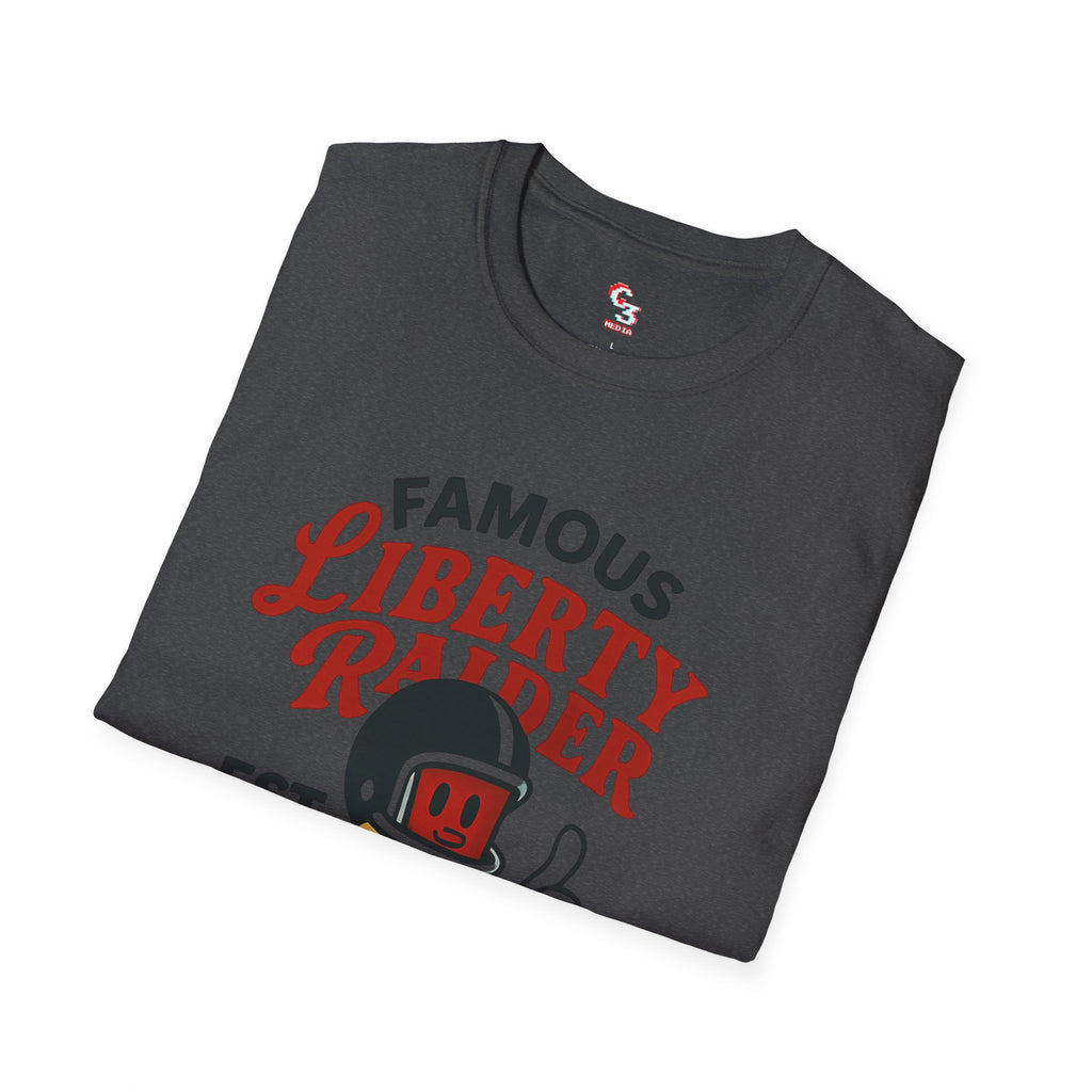Vintage Football Tee - Liberty Raiders "Famous Hot Dogs"