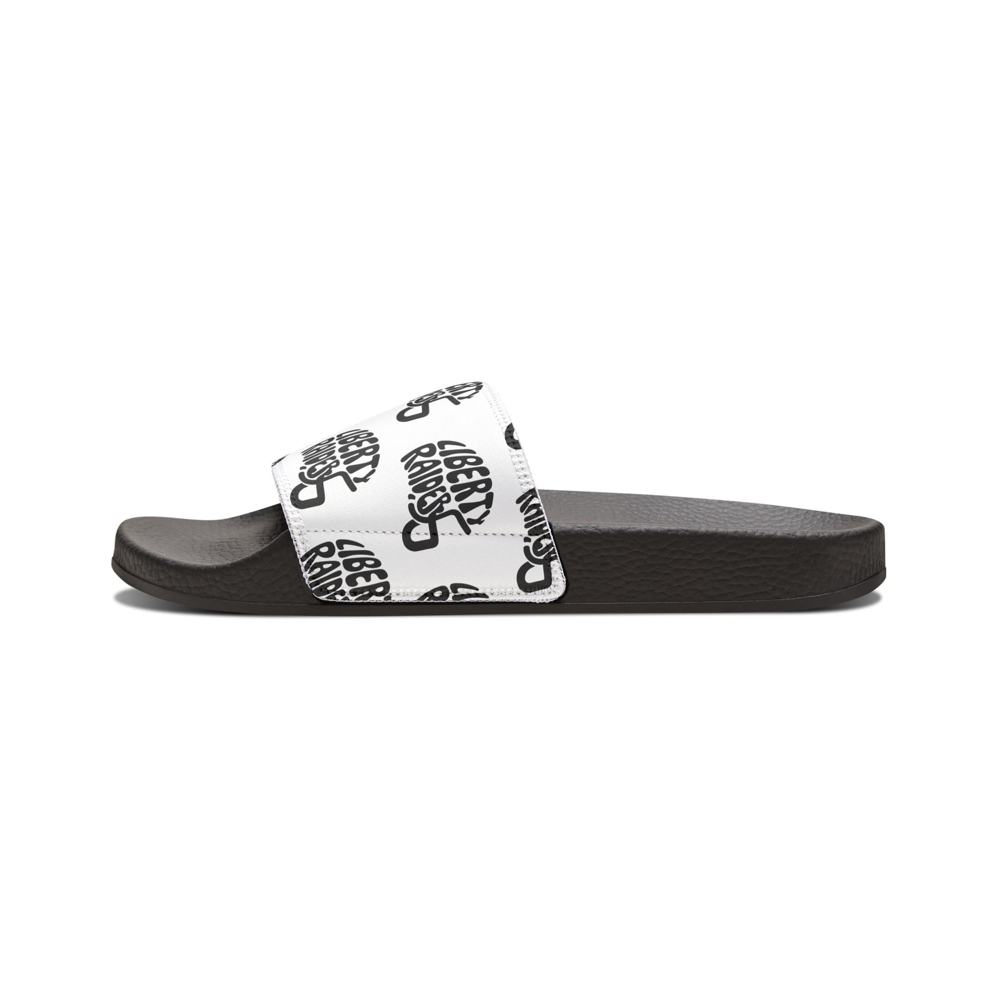 Men's Removable-Strap Slides - Liberty Raiders "Football Helmet"