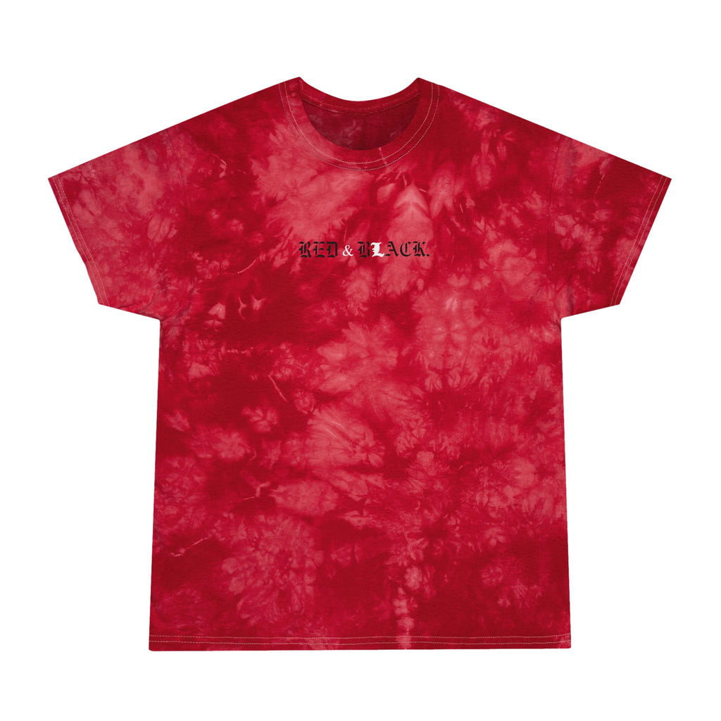 Tie-Dye Tee, Crystal; Red & Black