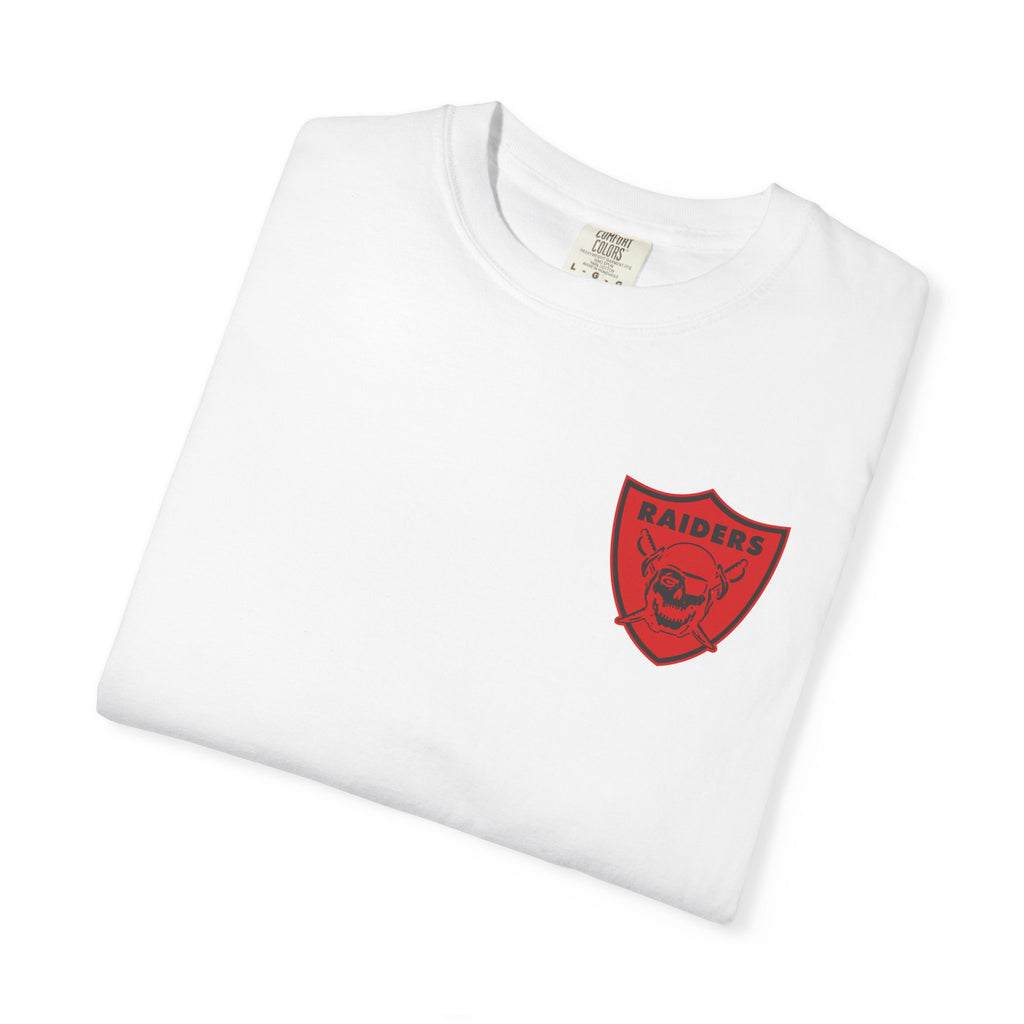 Unisex Garment-Dyed T-shirt; LHS vintage logo tee