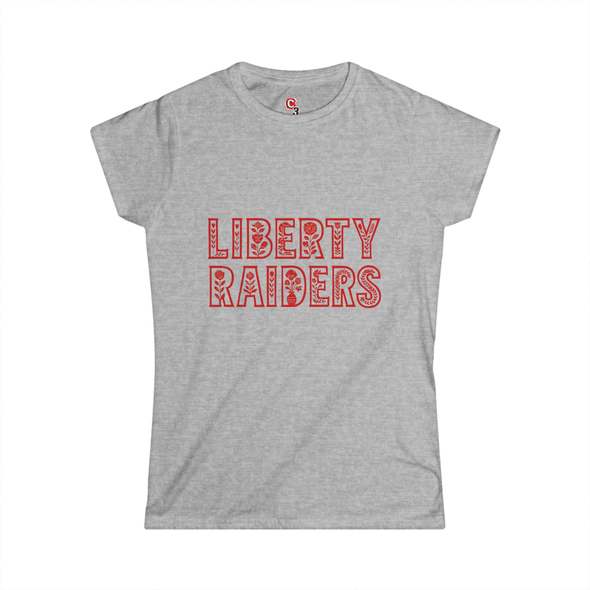 Women's Softstyle Tee - Liberty Raiders "Flowered"