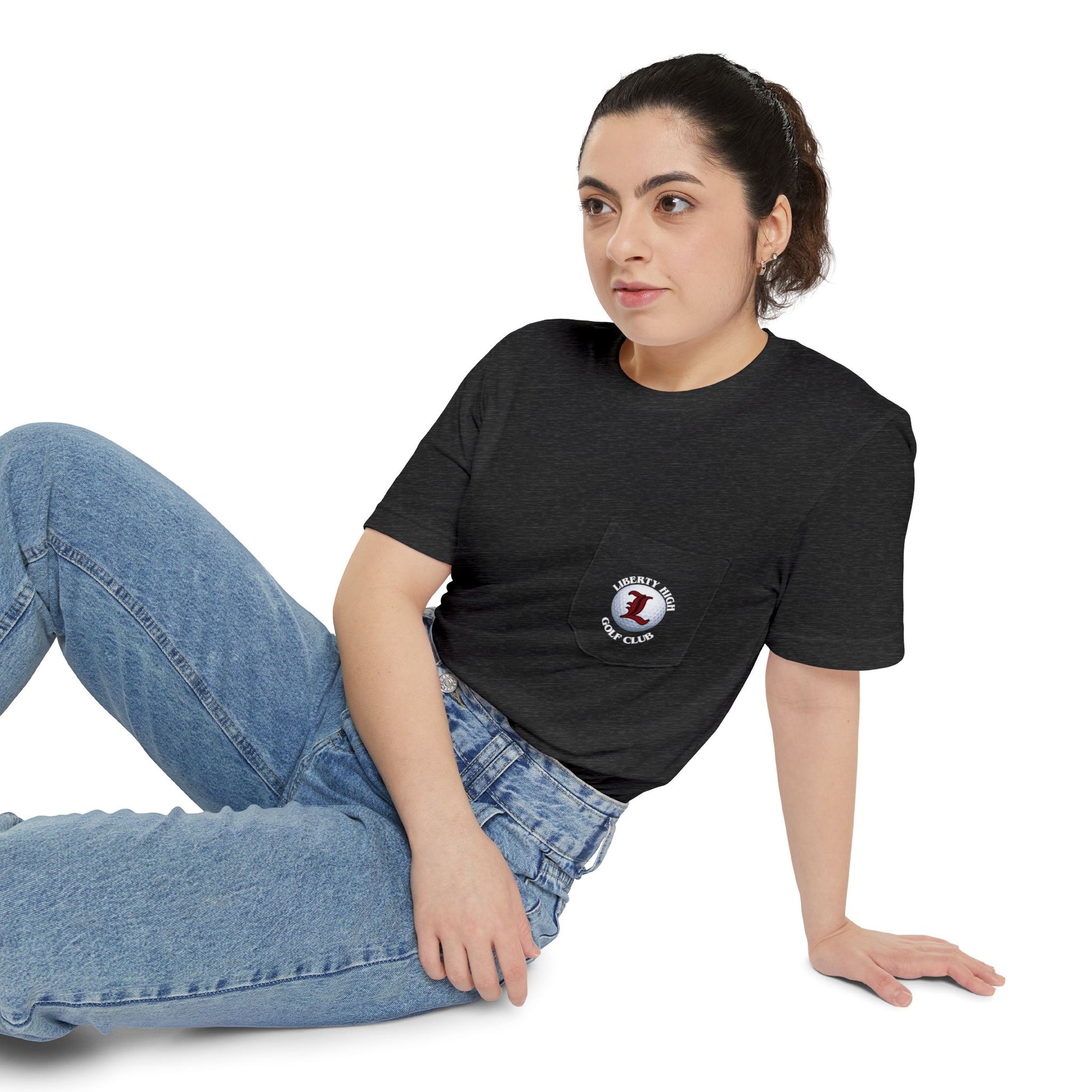 Pocket T-shirt - Liberty Raiders "Golf Team"