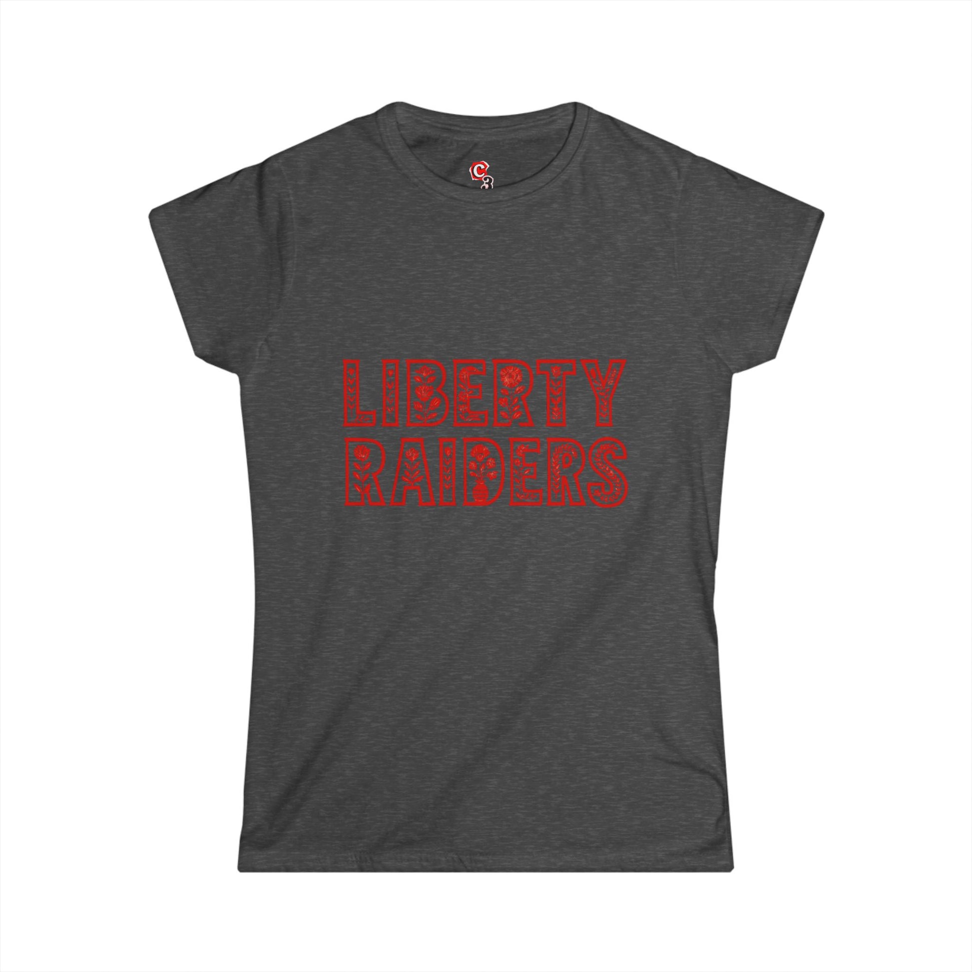 Women's Softstyle Tee - Liberty Raiders "Flowered"