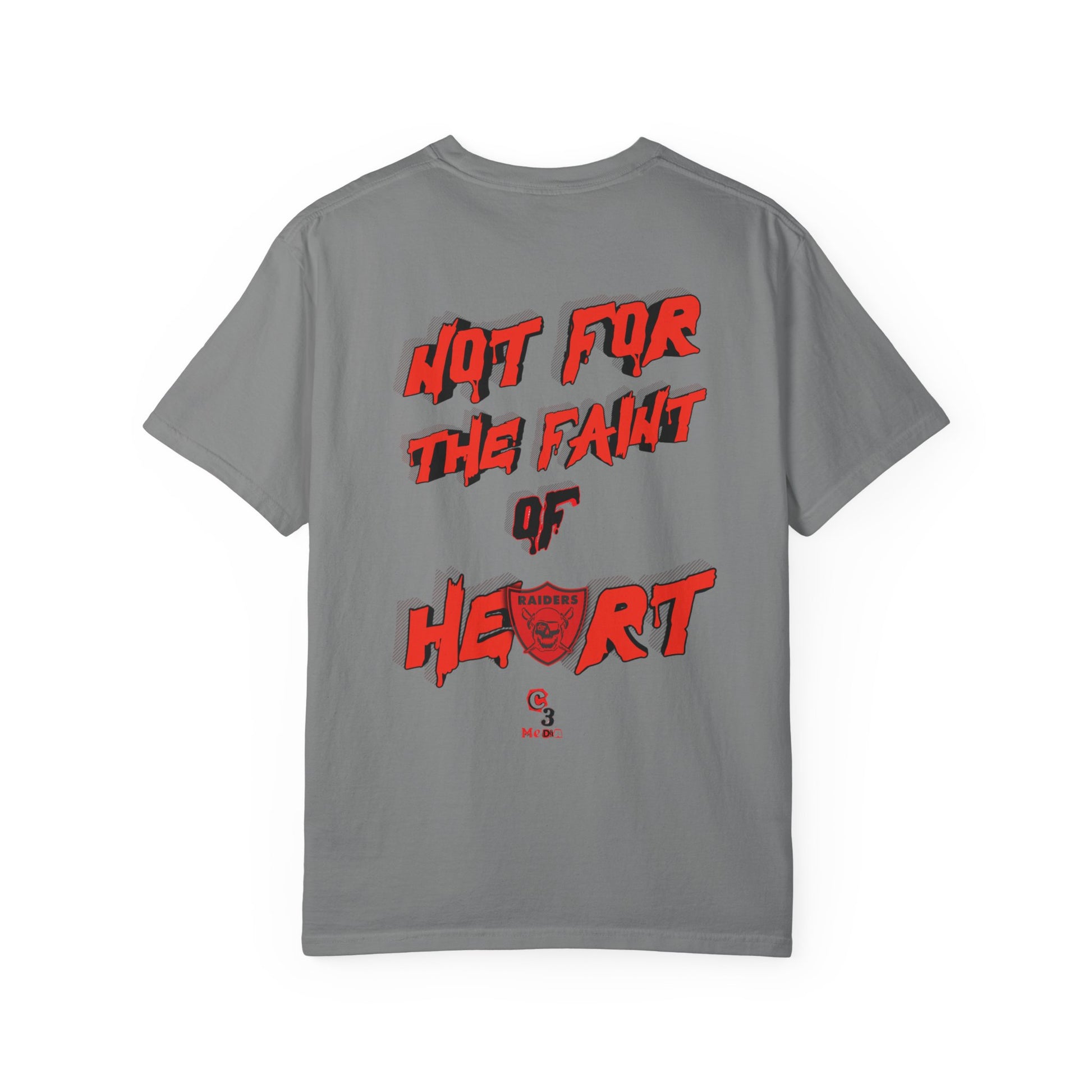 Unisex Garment-Dyed T-shirt; LHS vintage logo tee
