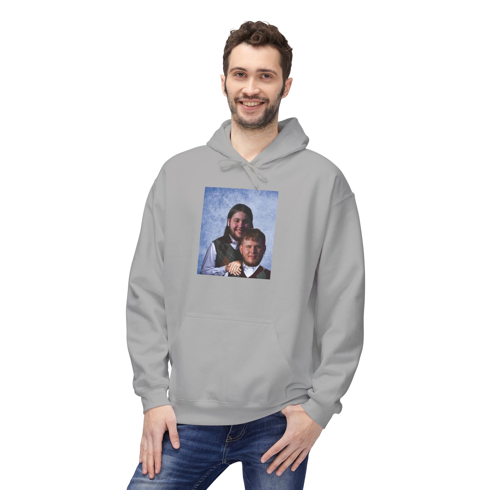 Unisex Midweight Softstyle Fleece Hoodie; Alex Jarrell and Connor Acord Step Brothers