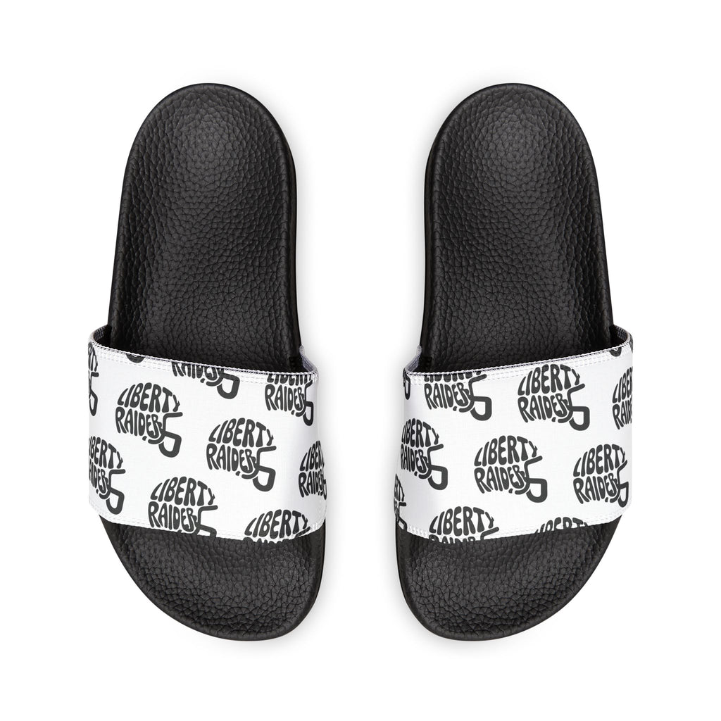 Men's Removable-Strap Slides - Liberty Raiders "Football Helmet"