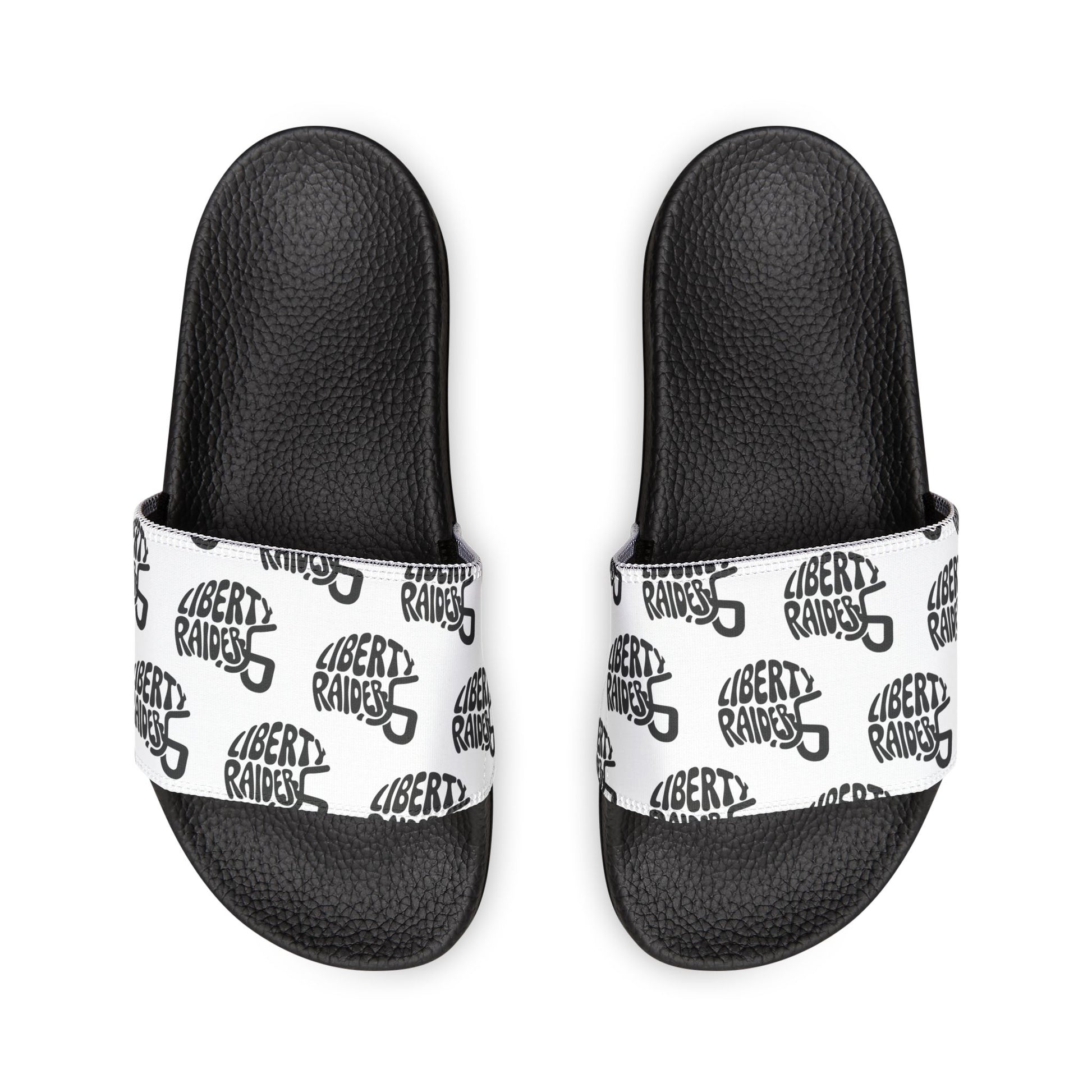 Men's Removable-Strap Slides - Liberty Raiders "Football Helmet"