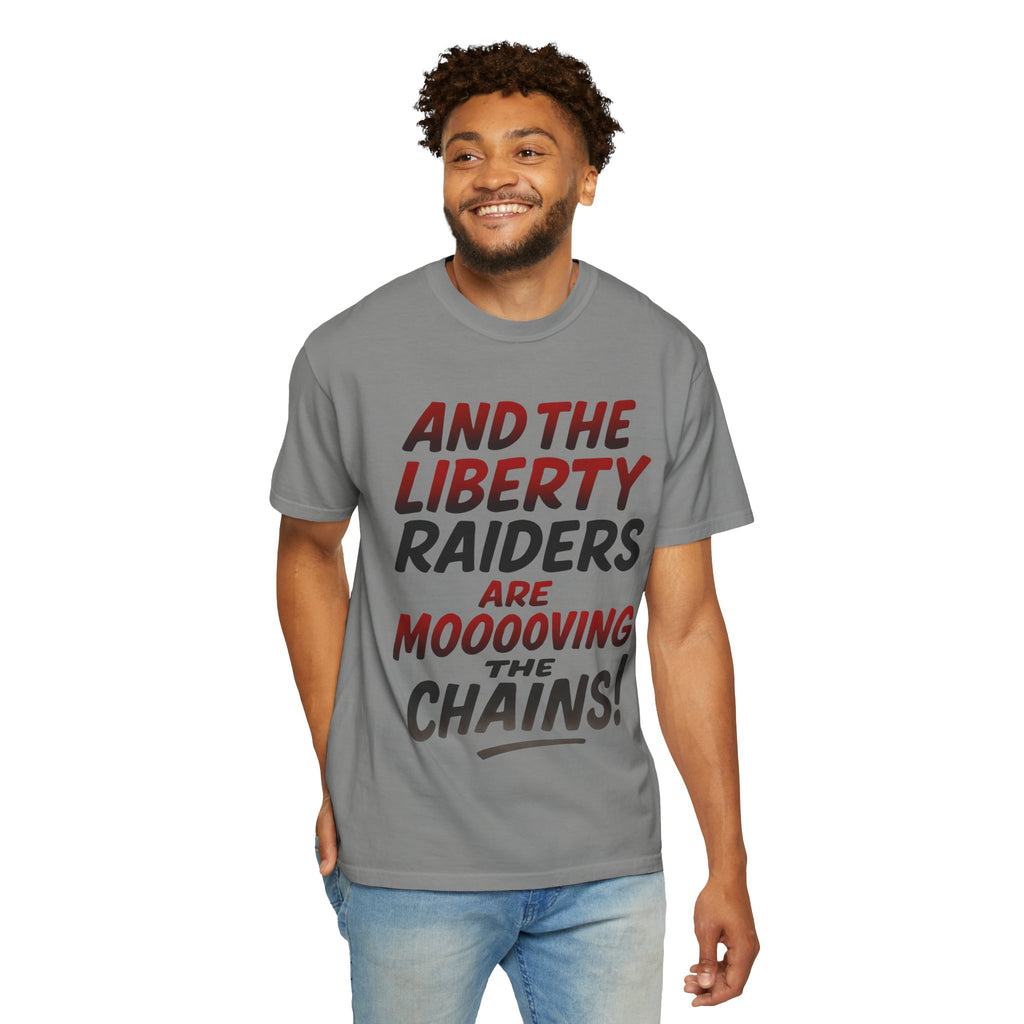 Light Weight Tee - Liberty Raiders "Moving the Chains"