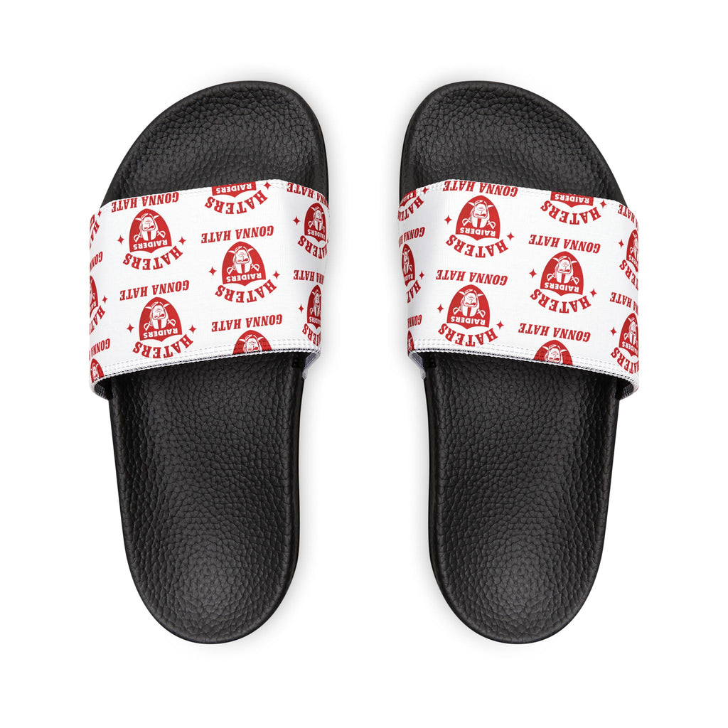 Women's Removable-Strap Slides - Liberty Raiders "Haters Gonna Hate"