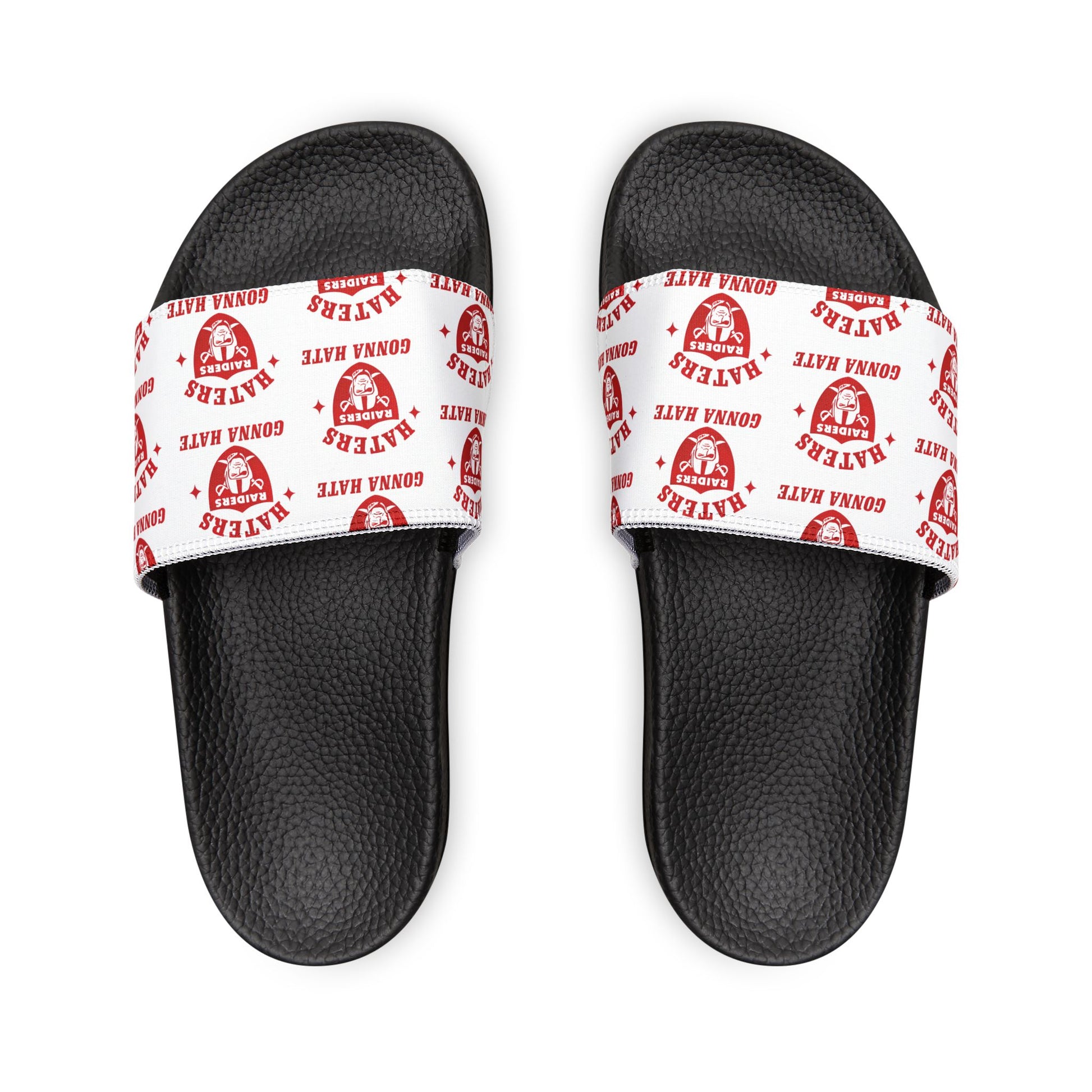 Women's Removable-Strap Slides - Liberty Raiders "Haters Gonna Hate"