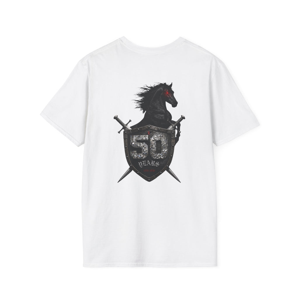 Unisex Softstyle T-Shirt; 50th Anniversary Football Tee