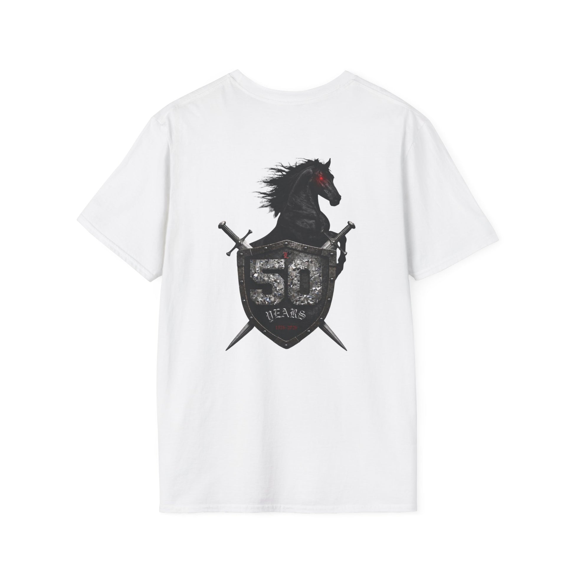 Unisex Softstyle T-Shirt; 50th Anniversary Football Tee