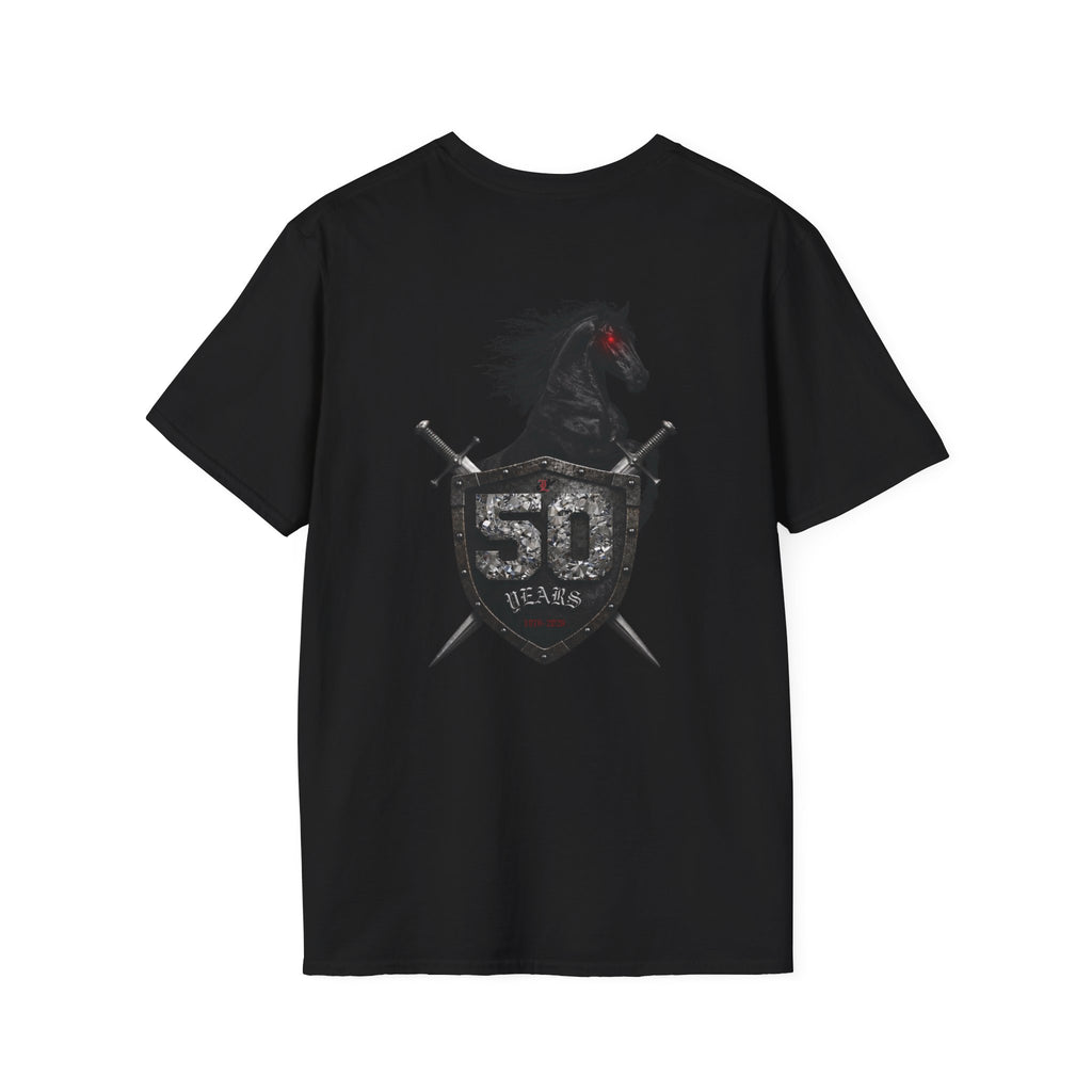 Unisex Softstyle T-Shirt; 50th Anniversary Football Tee