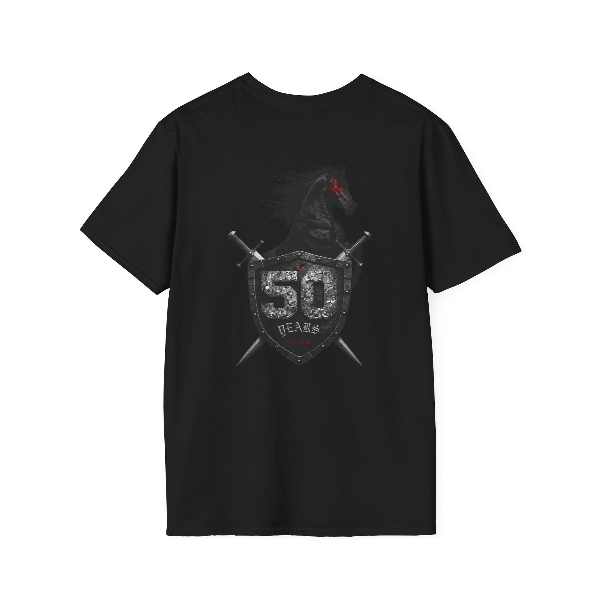 Unisex Softstyle T-Shirt; 50th Anniversary Football Tee