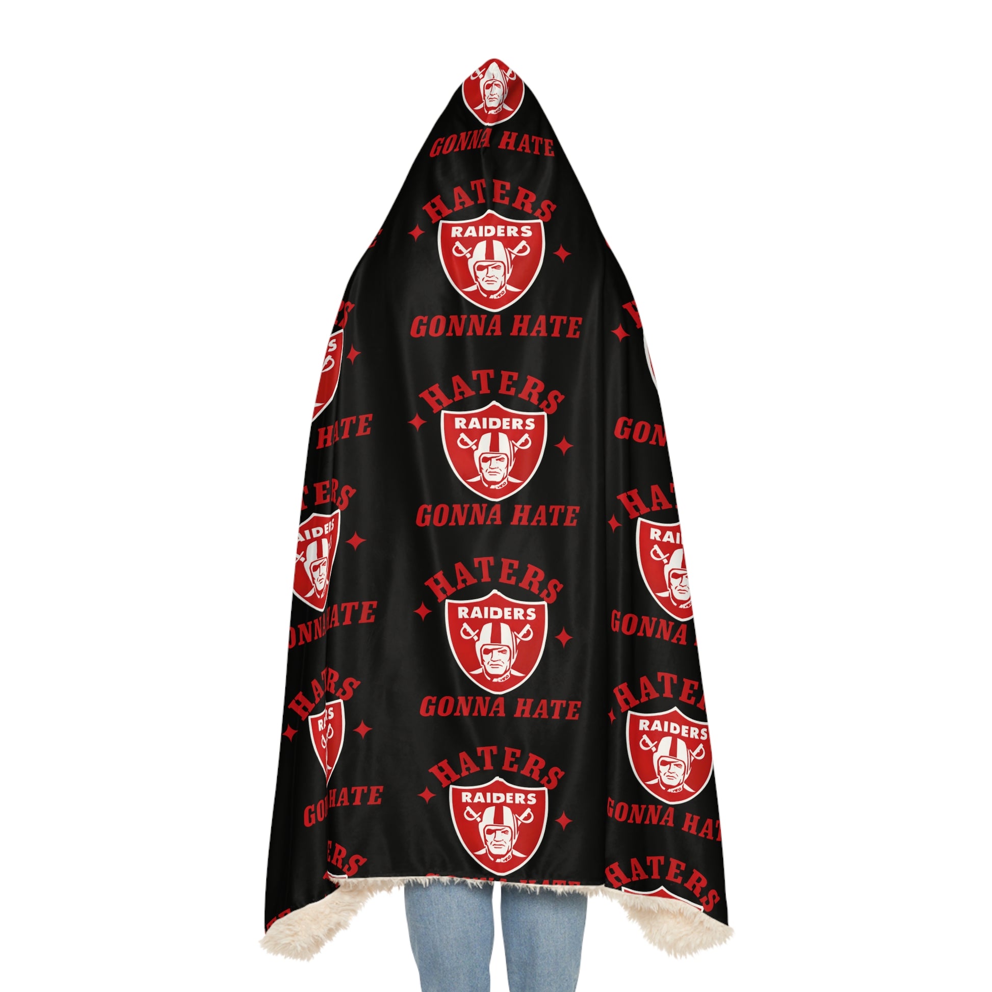 Black Snuggle Blanket - Liberty Raiders "Haters Gonna Hate"