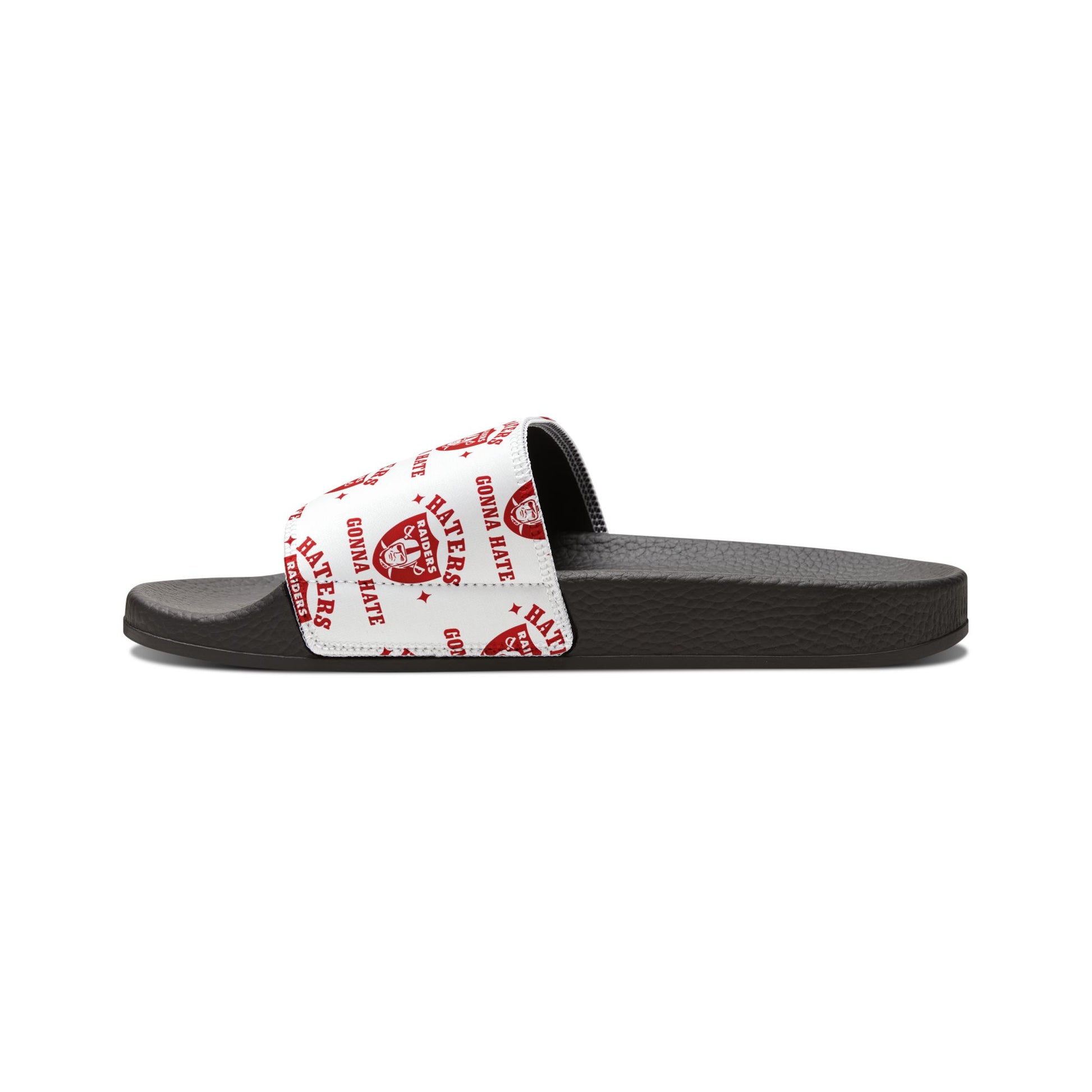 Women's Removable-Strap Slides - Liberty Raiders "Haters Gonna Hate"