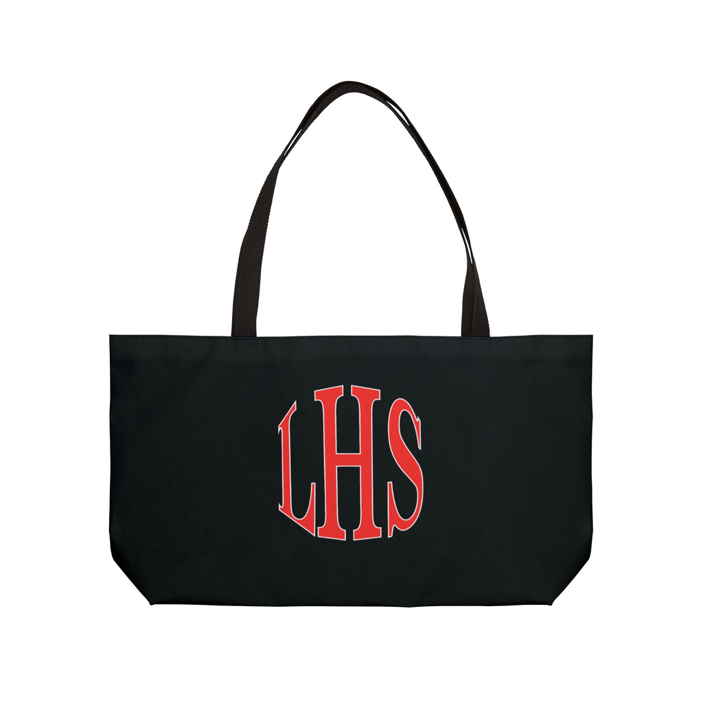 Weekender Tote Bag; LHS logo