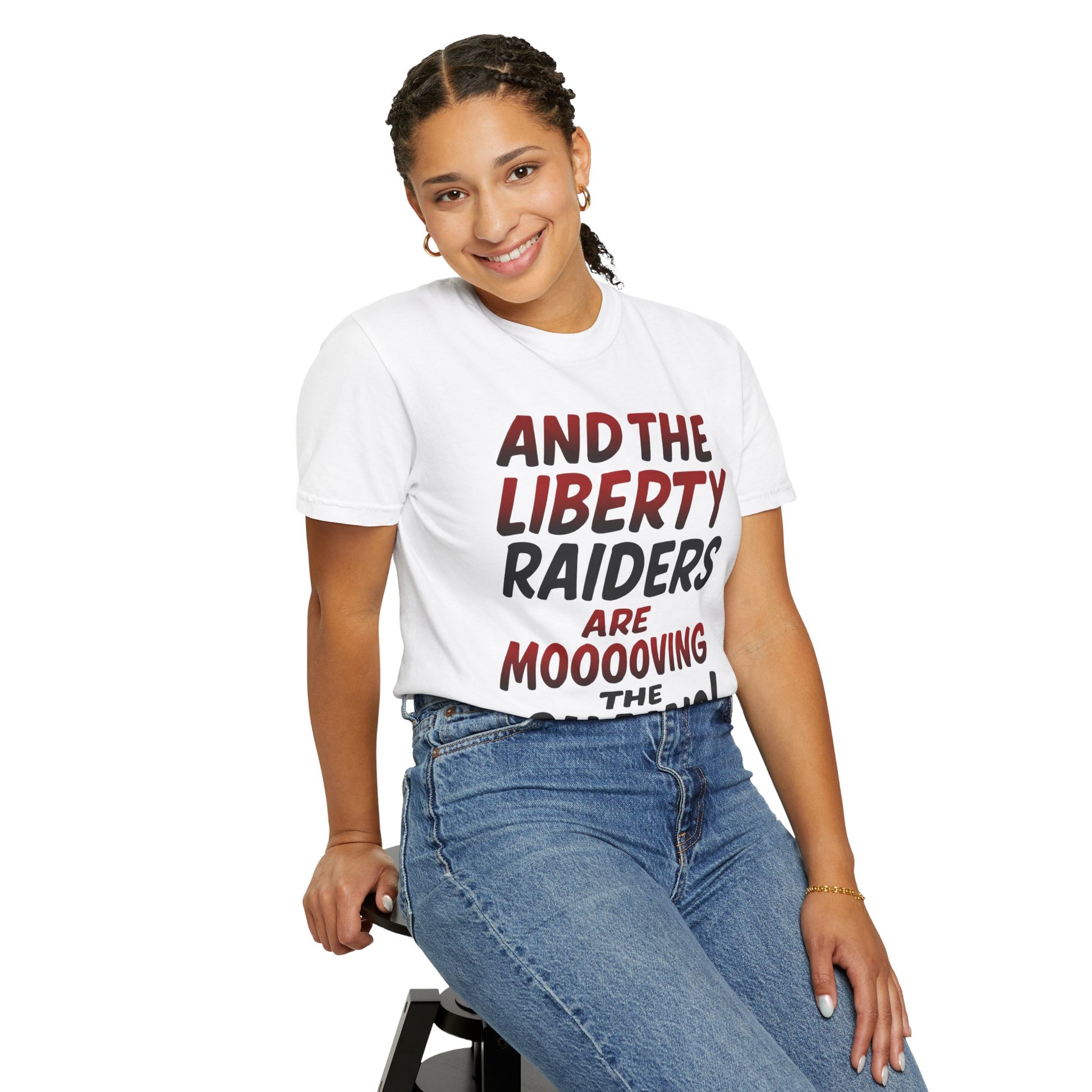 Light Weight Tee - Liberty Raiders "Moving the Chains"