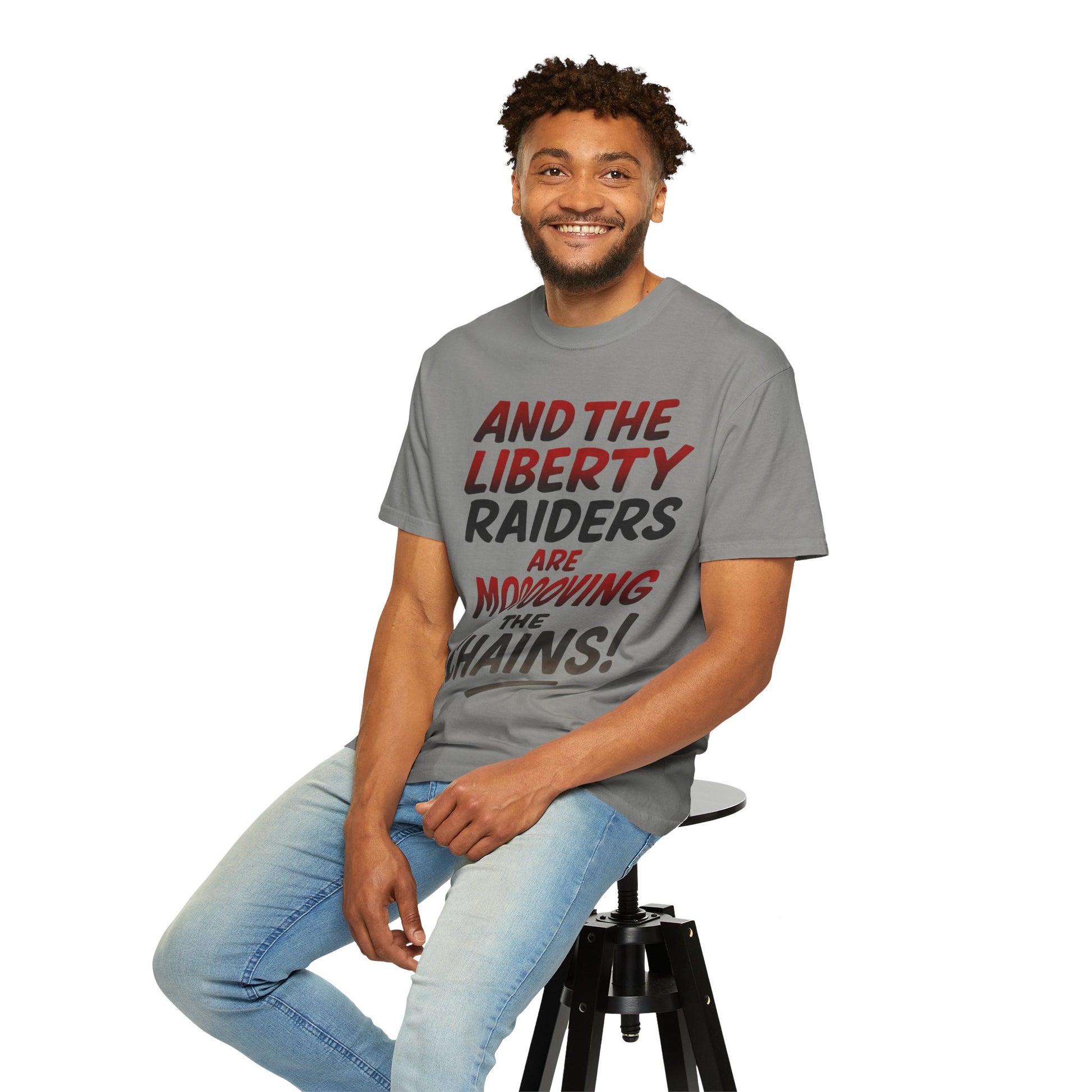 Light Weight Tee - Liberty Raiders "Moving the Chains"