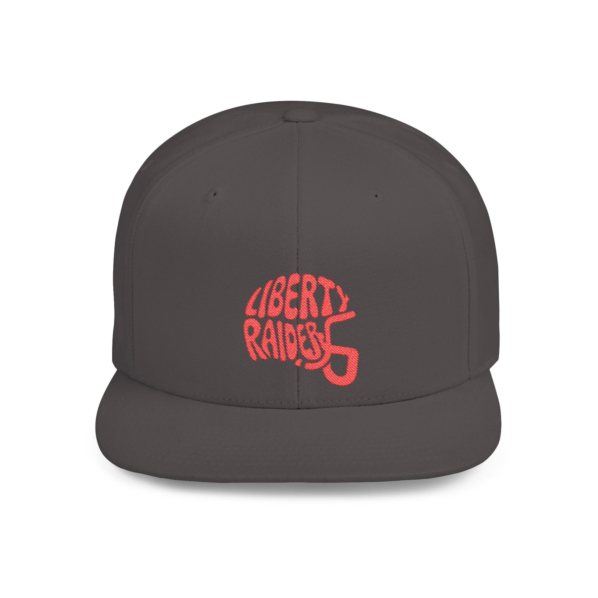 Flat Bill Snapback - Liberty Raiders "Helmet"