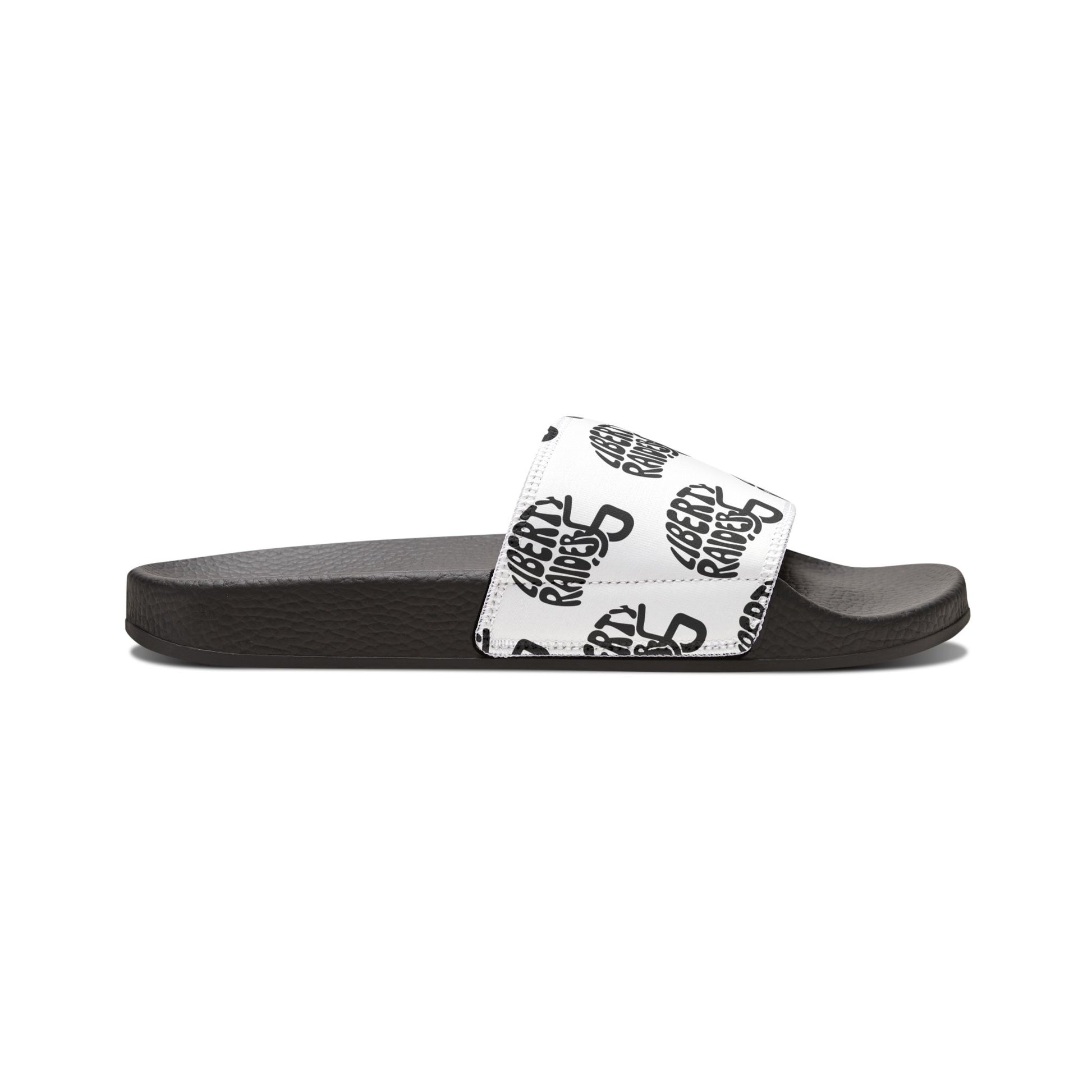 Men's Removable-Strap Slides - Liberty Raiders "Football Helmet"