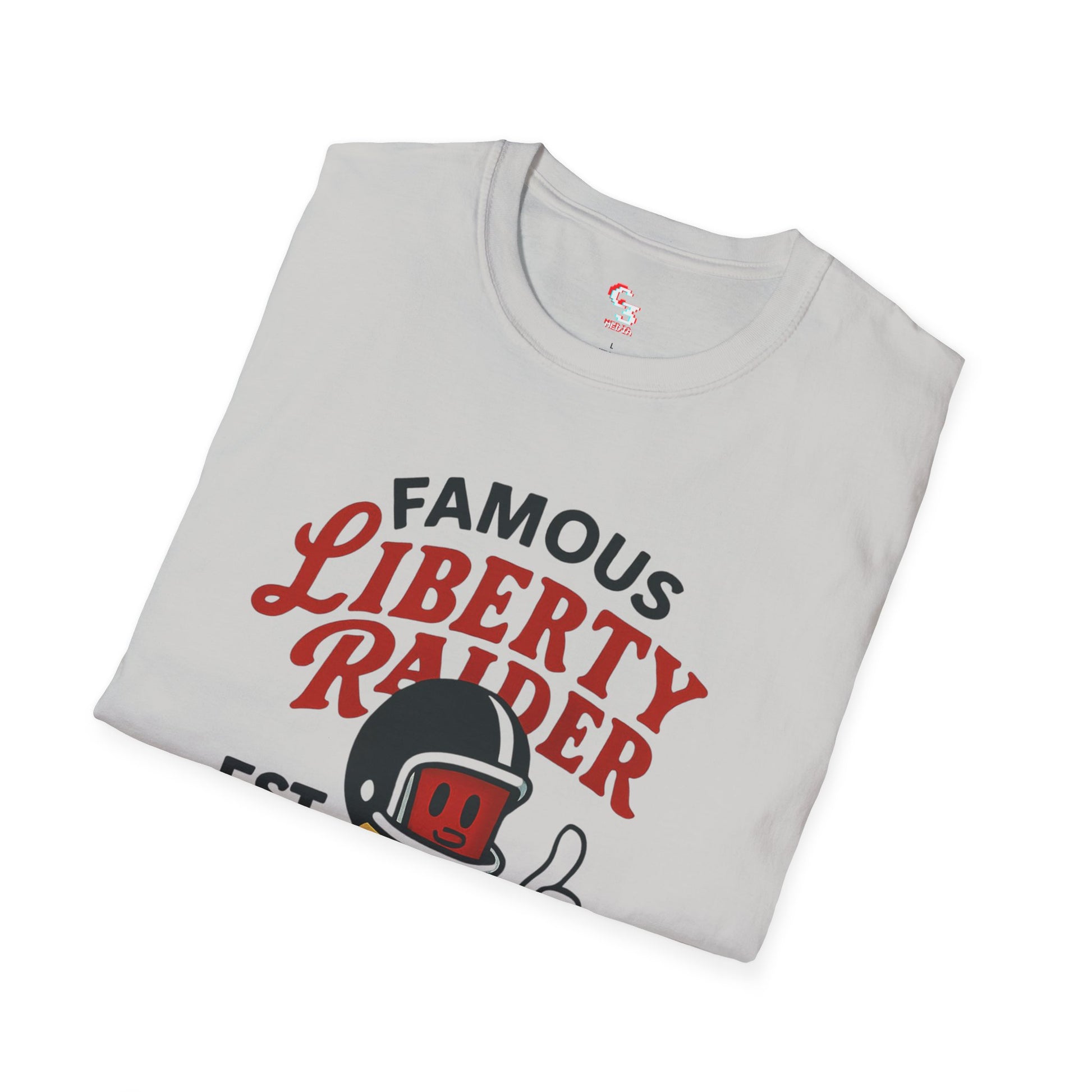 Vintage Football Tee - Liberty Raiders "Famous Hot Dogs"